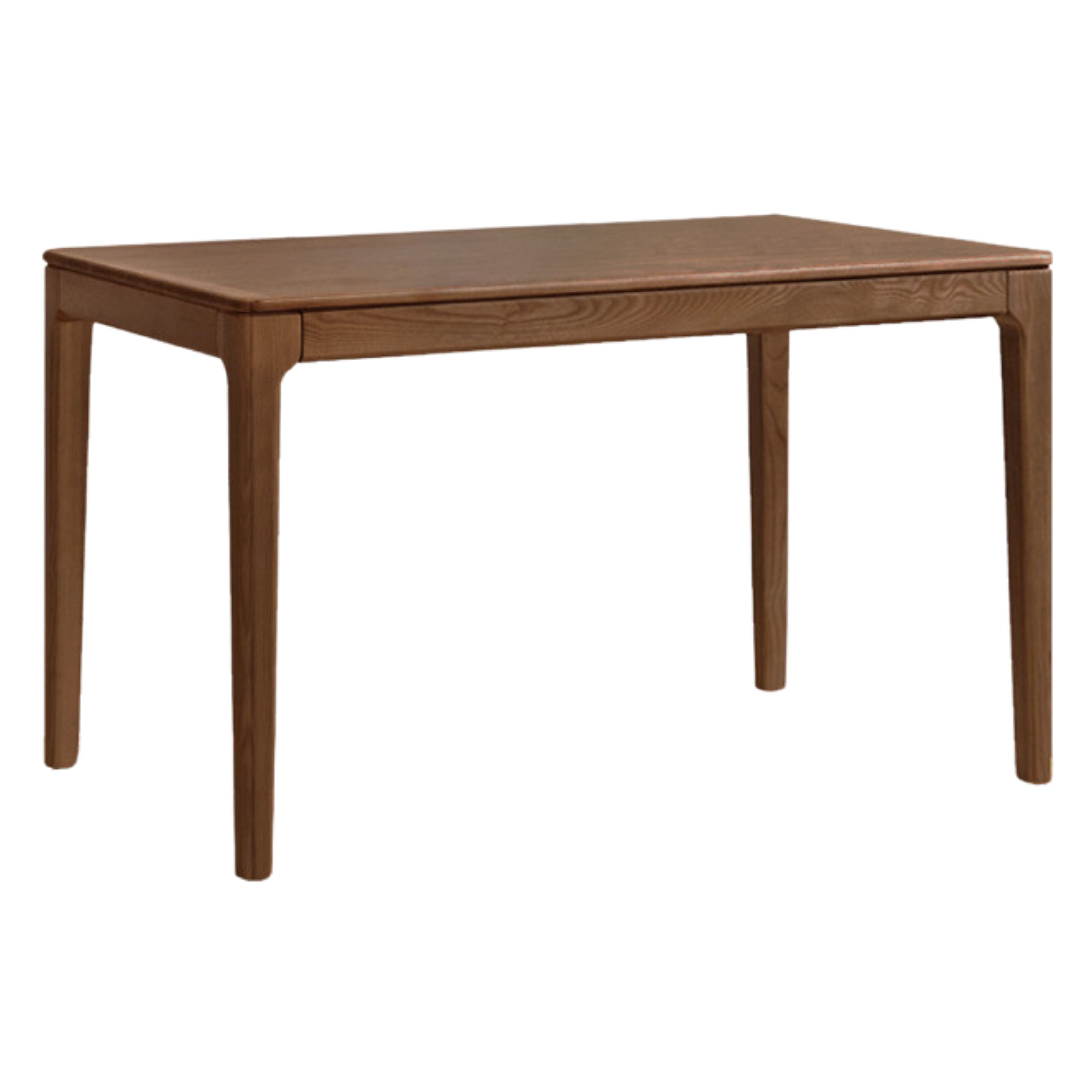 Premium Black Walnut Wood Dining Table with Natural Slate Stone Top - Elegant Farmhouse Style for Dining Room, Kitchen, or Rustic Home Decor
