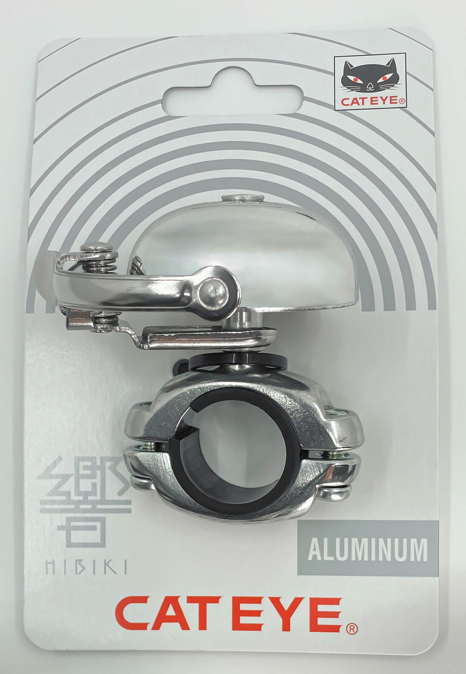 CATEYE OH-2300A Hibiki Bike Bell - Loud and Clear Bicycle Bell for Road, Mountain & Commuter Bikes - Perfect for Safety & Alerting Pedestrians on Trails & Streets