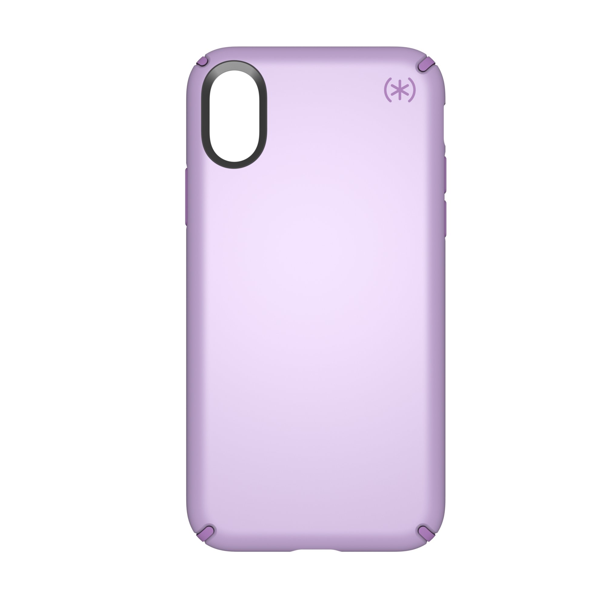 Speck Presidio Metallic Case for iPhone XS & iPhone X - Taro Purple & Haze Purple | Slim Protective Cover with Military-Grade Drop Protection | Perfect for Work, Travel & Everyday Use
