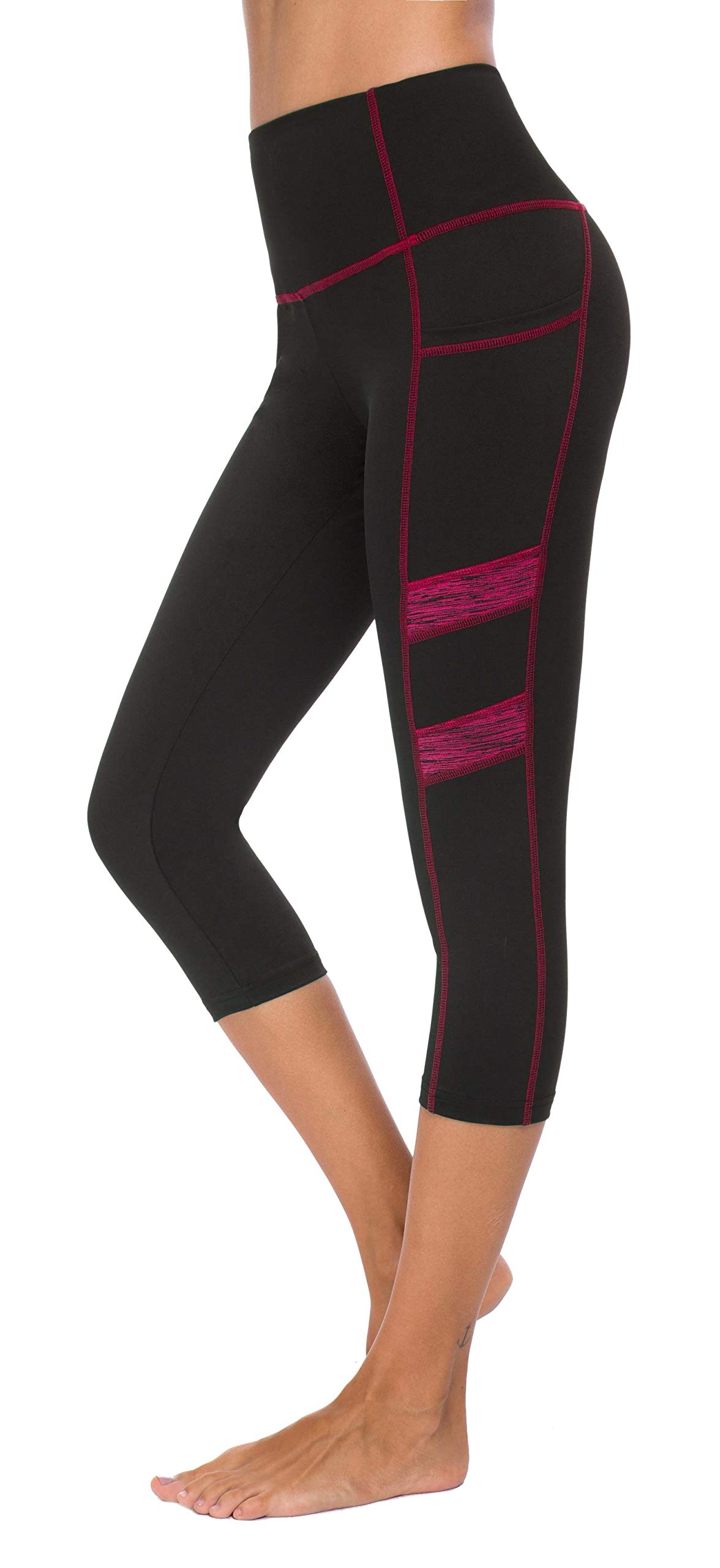 Munvot Women's Yoga Capri Leggings - High Waist Workout Pants for Gym, Running, Pilates & Lounge | Moisture Wicking & Stretchy Activewear Tights for Women