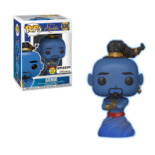Funko Pop! Disney Aladdin Genie Vinyl Figure #539 - Collectible Toy for Disney Fans - Perfect for Home Decor, Gifts & Pop Culture Collections
