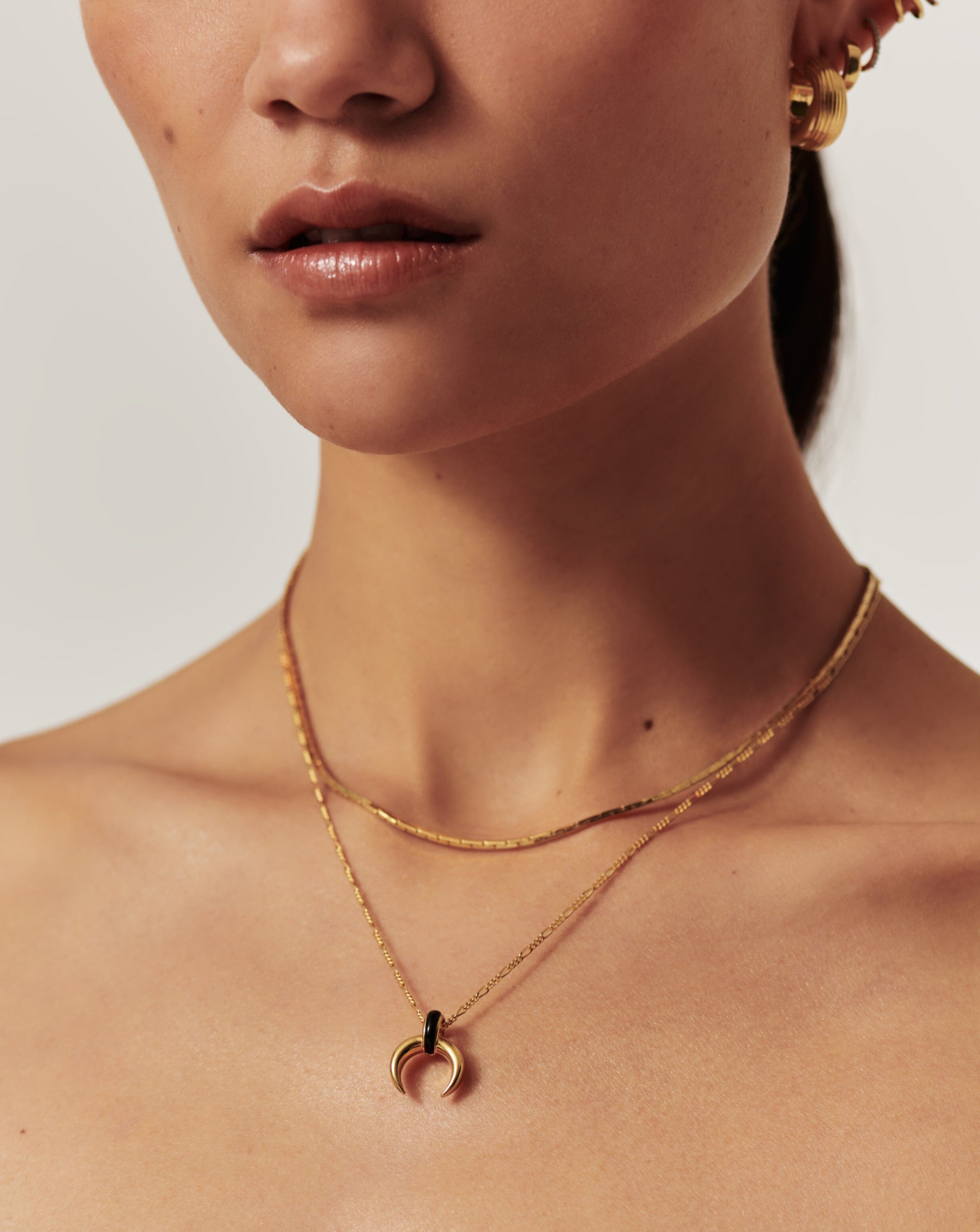 Lucy Williams Gemstone Horn Necklace - Elegant Bohemian Jewelry for Women | Perfect for Festivals, Weddings & Everyday Wear