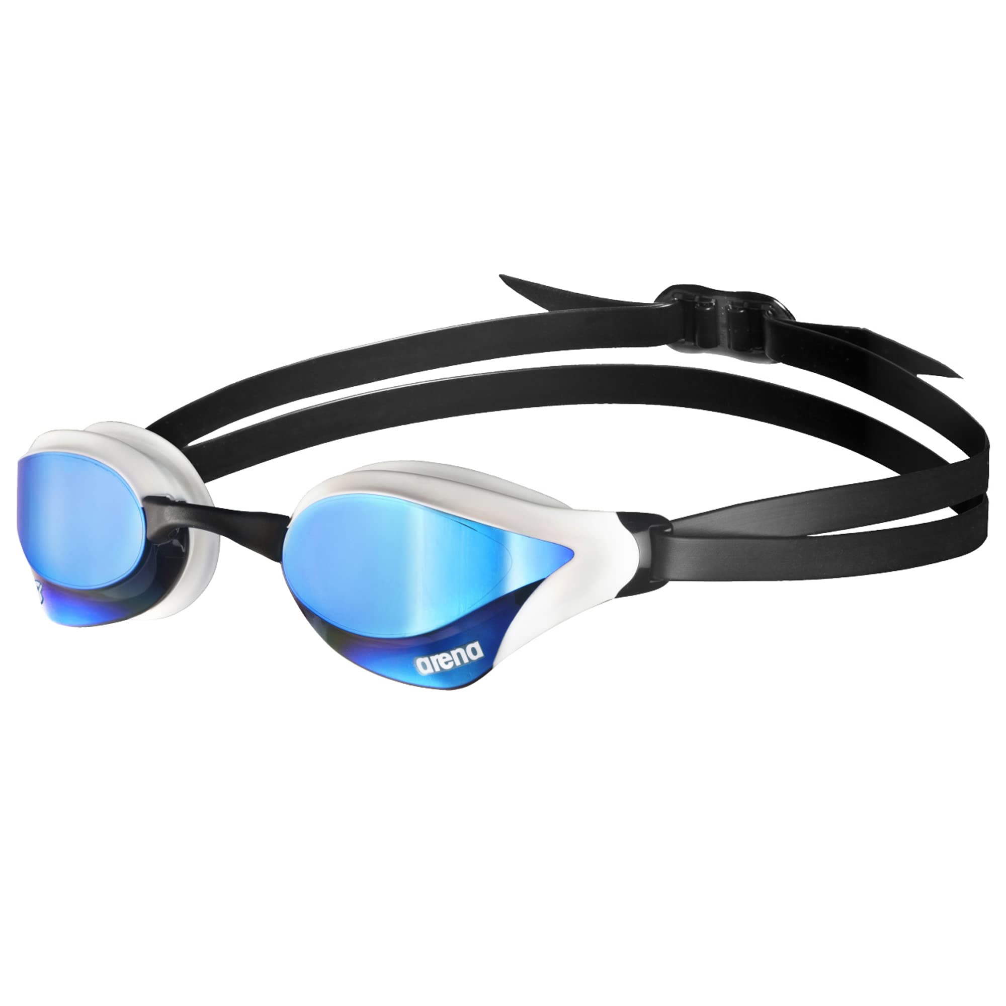 ARENA Unisex Cobra Core Swipe Anti-Fog Racing Swim Goggles for Men & Women - Polycarbonate Mirror/Non-Mirror Lens - Perfect for Competitive Swimming, Training & Lap Swimming