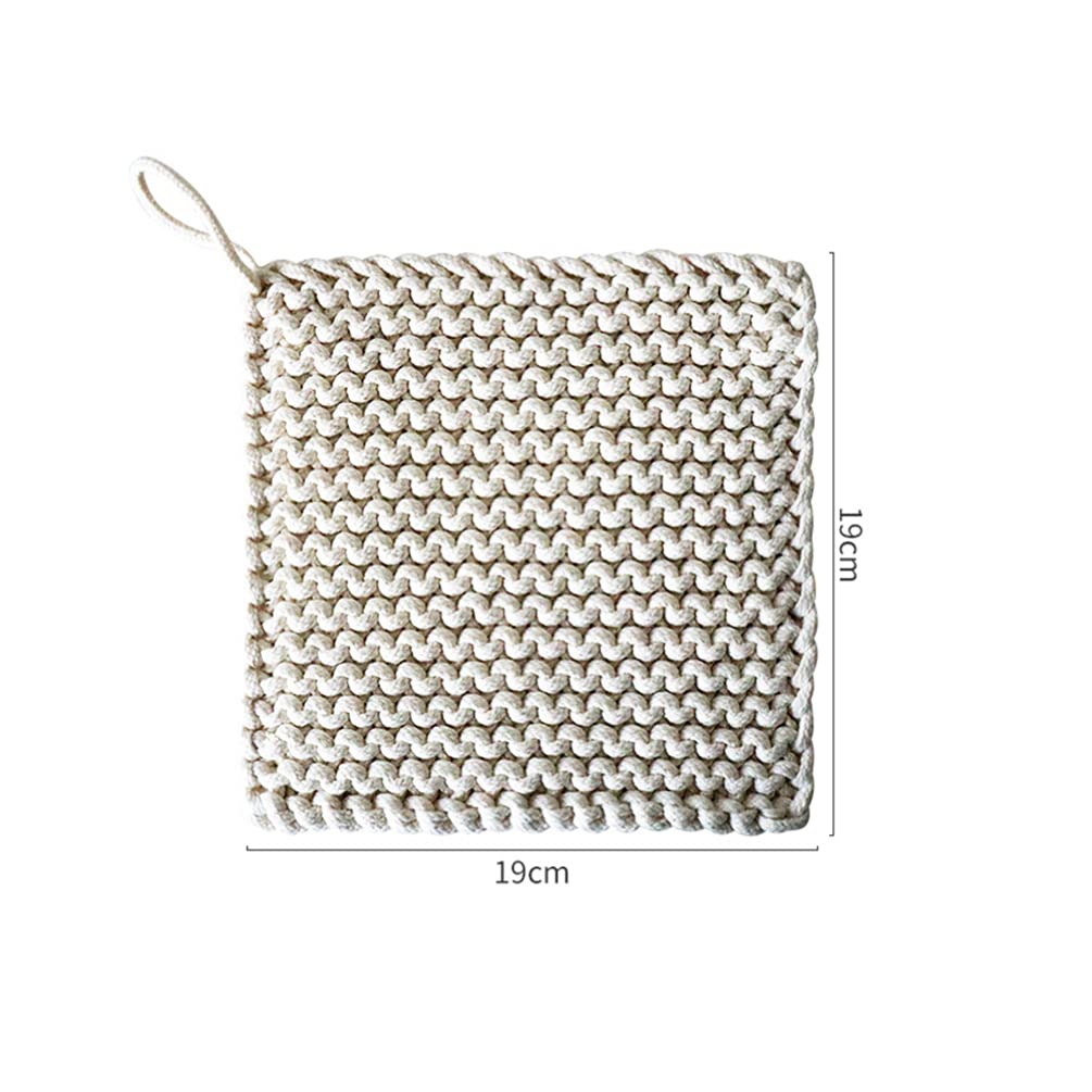 Premium Woven Mug Holder & Coaster Set - Heat-Resistant Braided Placemats for Beverages (Beer, Wine, Tea) - Stylish Kitchen Table Decor & Drink Holders - Perfect for Dining, Entertaining & Home Decor