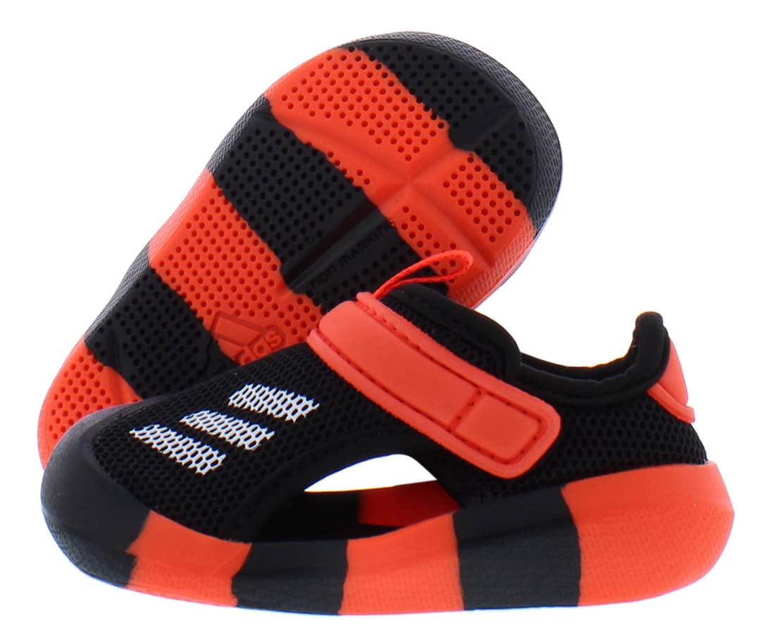 adidas Altaventure CT Baby Boys' Sneakers Size 7 - Black/Orange - Comfortable & Durable Toddler Shoes for Walking & Playtime