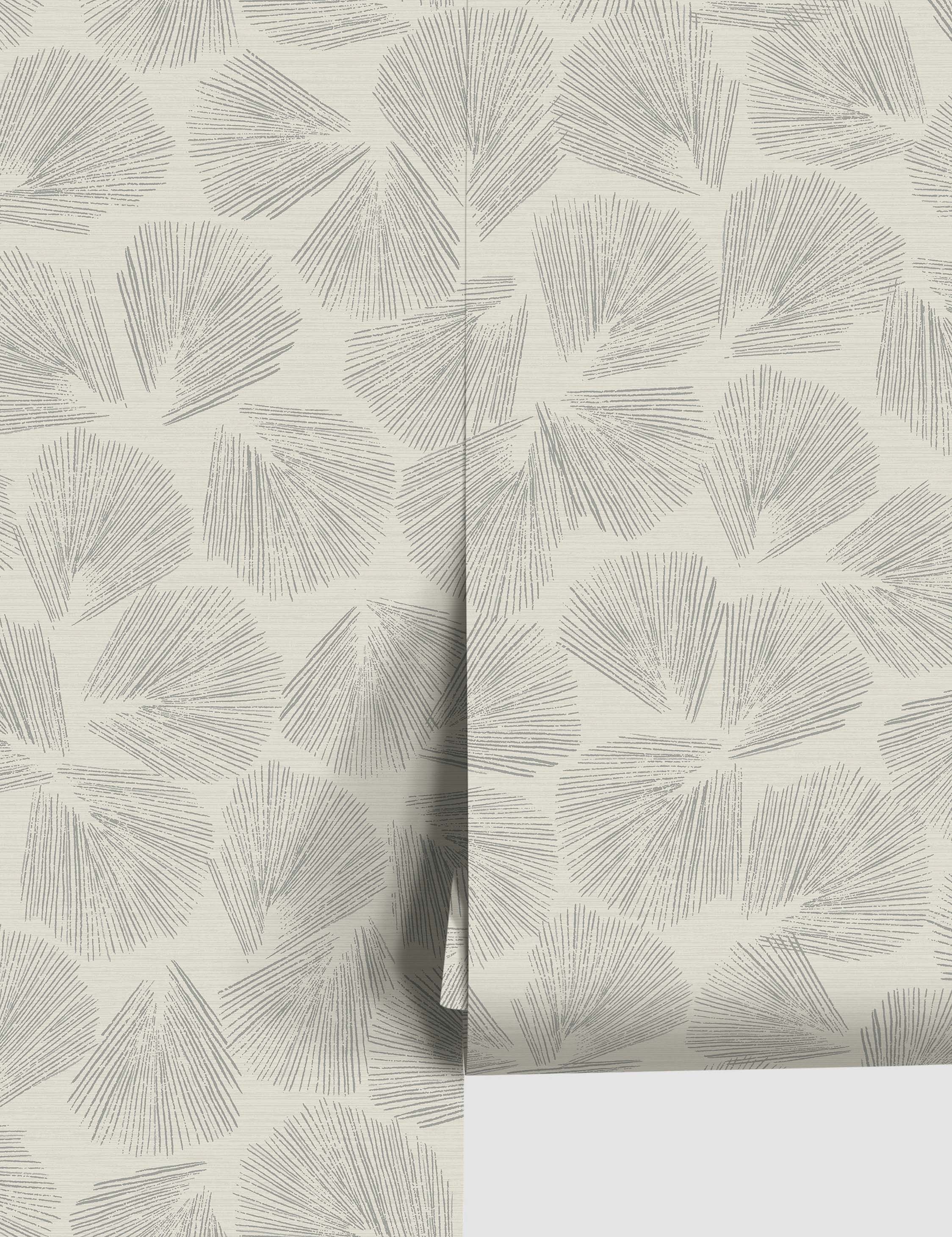 Elora Leaf Wallpaper by Christiane Lemieux - Botanical Peel and Stick Wallpaper for Living Room, Bedroom, Nursery | Easy DIY Home Decor