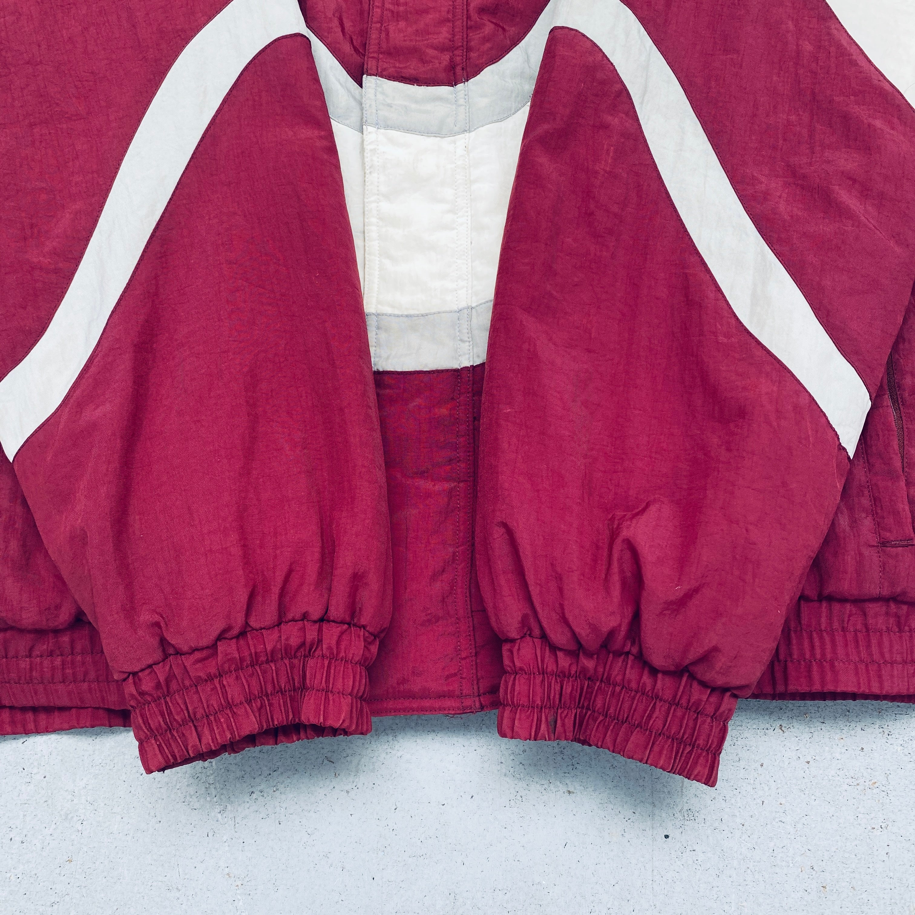 Texas A&M Aggies 1990s Vintage Apex One Ice Cream Man Wave Full-Zip Jacket - XL | Retro College Fan Gear for Game Day & Casual Wear