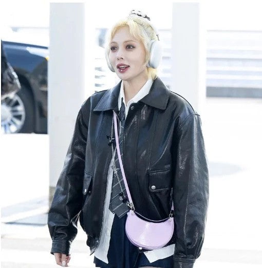 Stylish SAMO ONDOH Mini Apple Bag - As Seen on HyunA | Trendy Crossbody Purse for Women | Perfect for Daily Use, Shopping & Travel Accessories