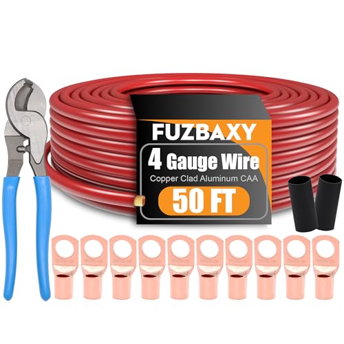50FT Red W/Cable Cutter
