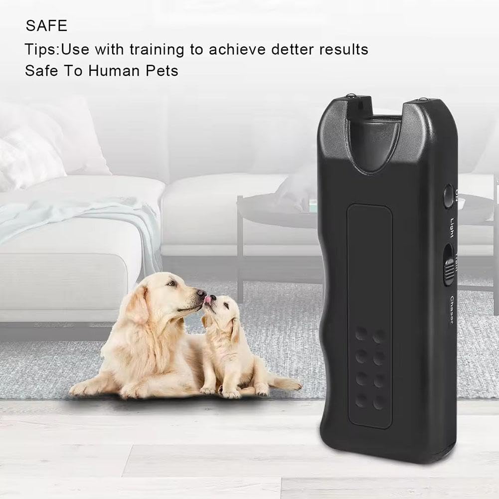 2024 Ultrasonic Dog Repeller - Anti Barking Device for Indoor/Outdoor Use - Dog Training & Home Security