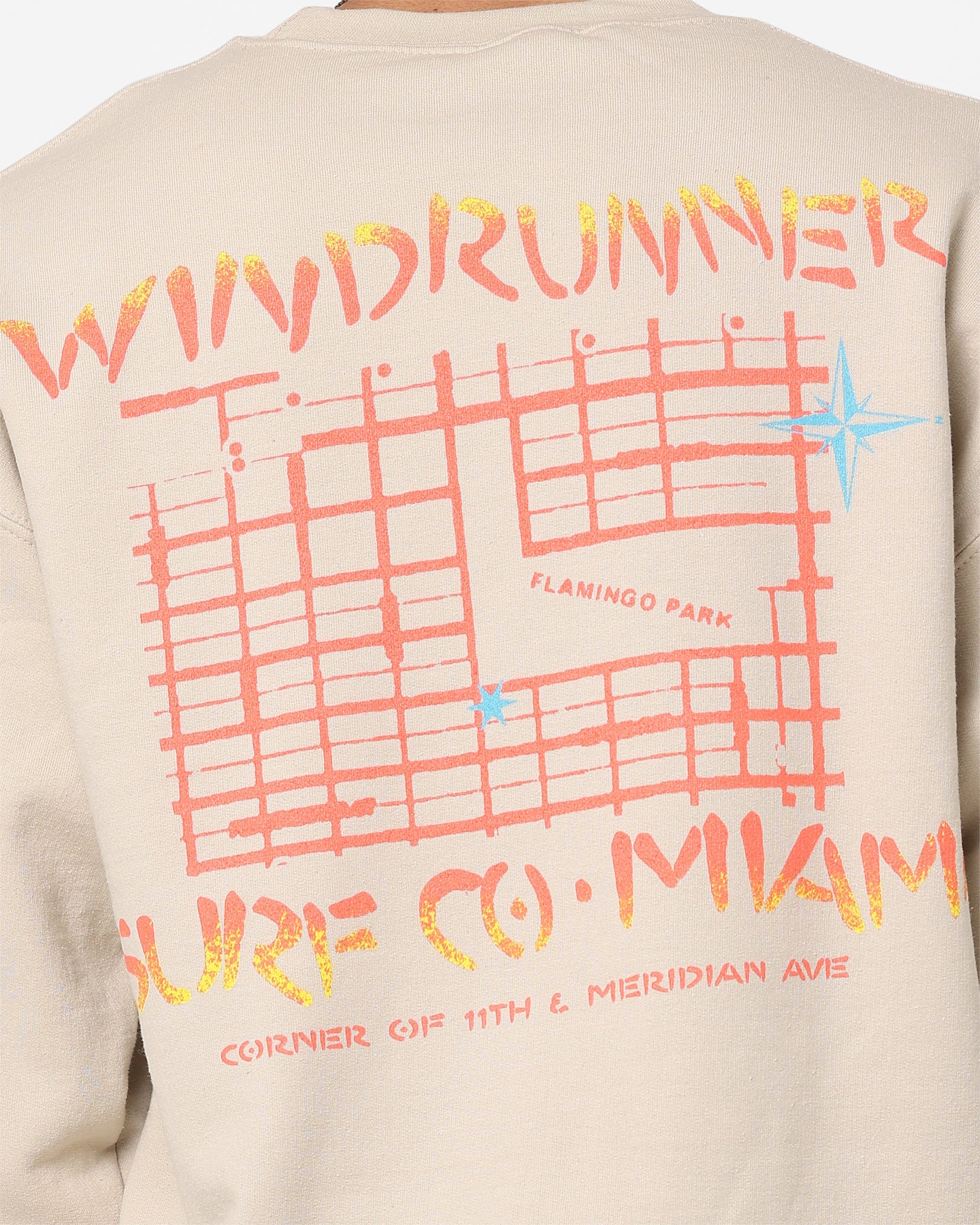 American Thrift Windrunners Surf Co Vintage Crewneck Sweatshirt - Soft Cotton Pullover for Men & Women - Perfect for Beach, Surfing & Casual Streetwear