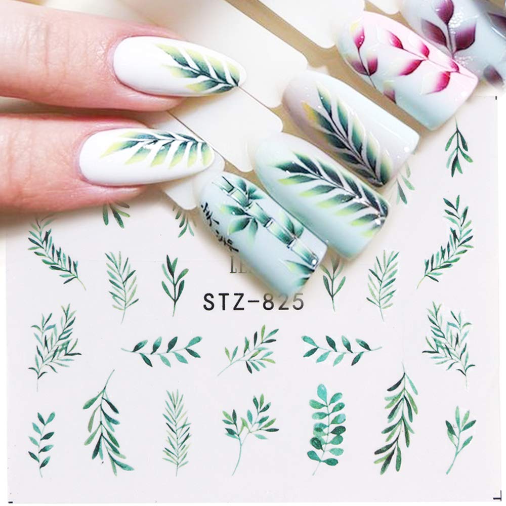 29 Sheet Water Transfer Nail Art Stickers - Butterfly, Leaf, Flamingo, Flower & Feather Designs for Women, Girls & Kids | DIY Manicure & Salon Nail Decoration | Perfect for Parties, Weddings & Everyday Wear