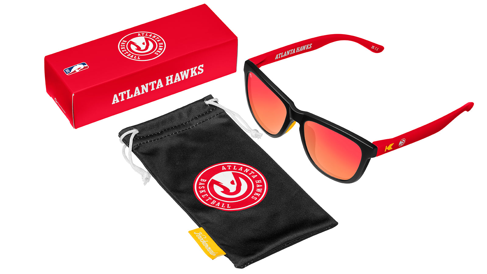 Atlanta Hawks NBA Team Logo Polarized Sunglasses for Men & Women - UV Protection, Stylish Sports & Outdoor Activities