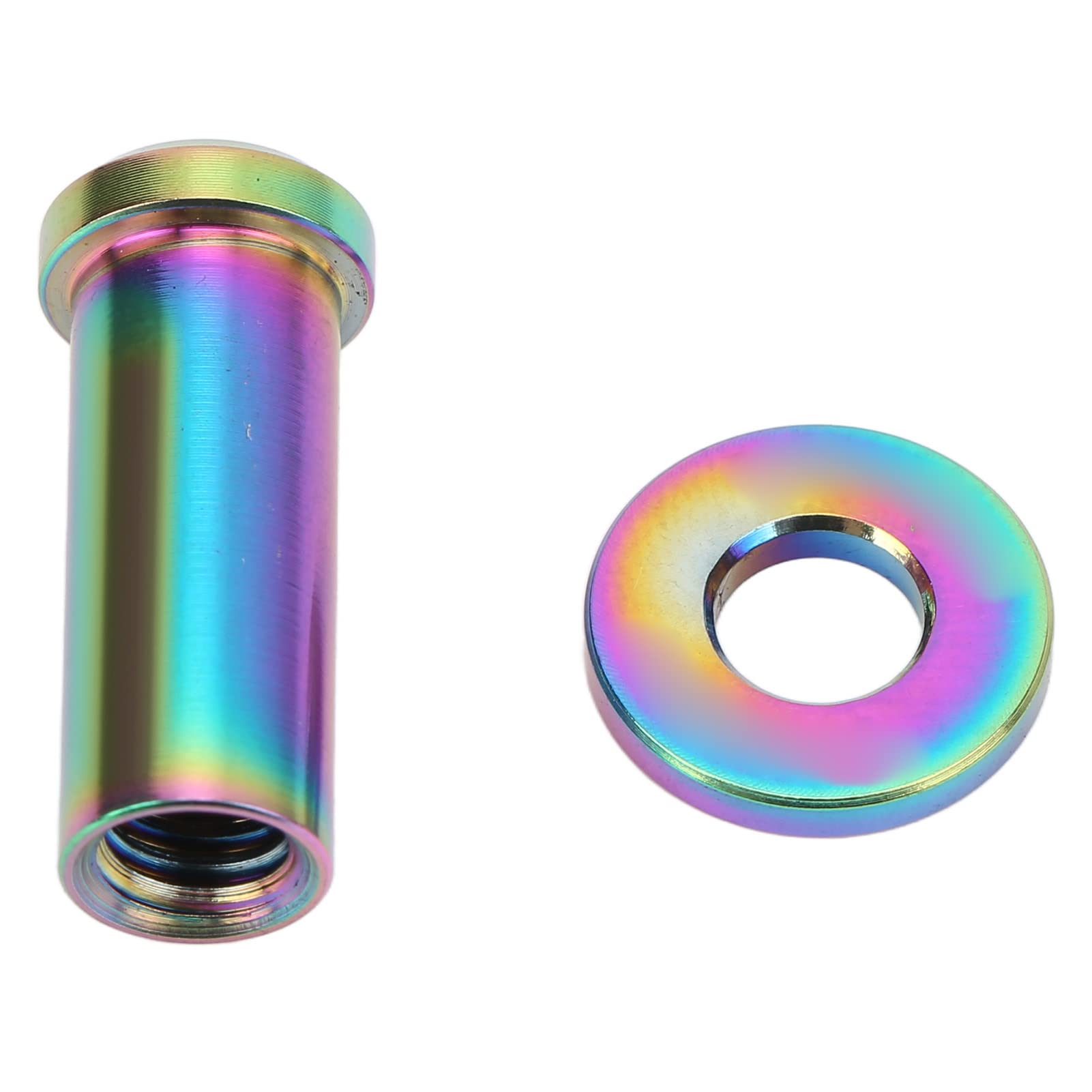 **Uxsiya M6x20mm High Strength Bike C Clamp Nut - Rust Resistant, Easy Installation with Gasket for Road Bikes (Colorful) - Perfect for Bike Repairs & Maintenance**