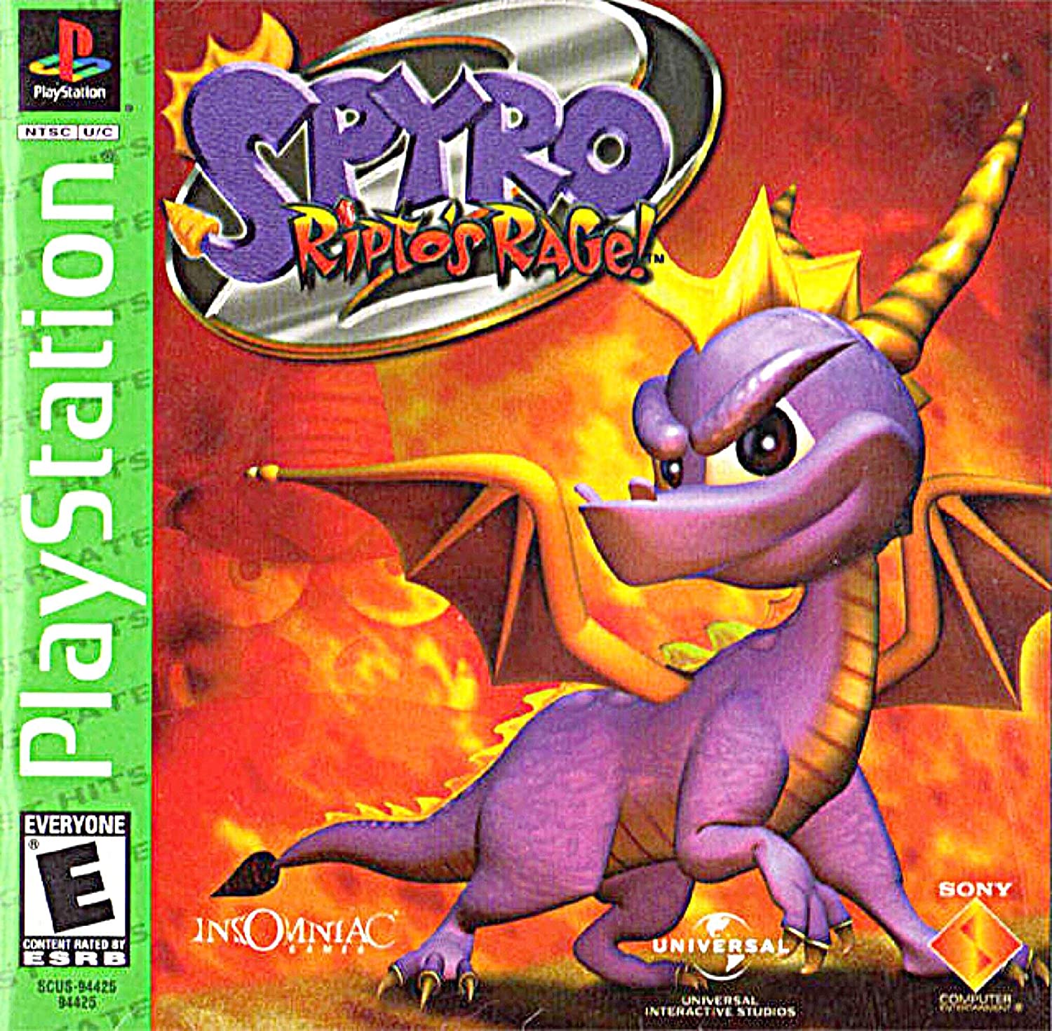 Spyro 2: Ripto's Rage - PlayStation Classic Adventure Game - Collectibles & Power-Ups for Epic Dragon Battles - Perfect for Retro Gaming Enthusiasts & Collectors