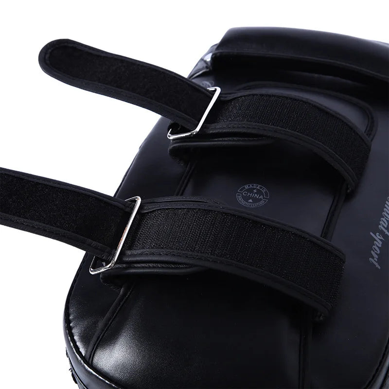 Muay Thai Kickboxing Pads - Leather MMA Training Target for Karate, Muay Thai & Kickboxing - Multi-Point Vertical Standing Punching Bag - Perfect for Home Gym, Martial Arts & Combat Sports Training