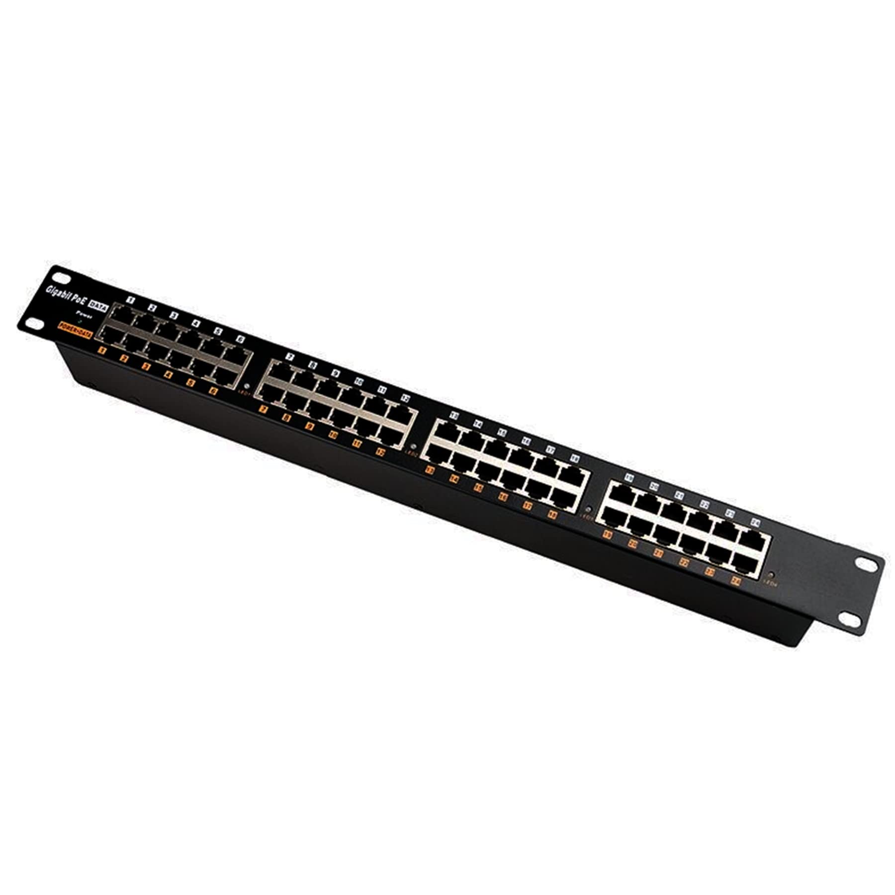 24 Port Gigabit PoE Injector for Mikrotik & Ubiquiti | 802.3af Mode B | 10/100/1000Mbps | Power Supply Not Included | Ideal for IP Cameras, VoIP Phones & Wireless Access Points