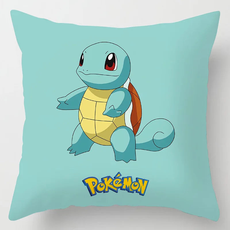 Pokemon Pillow & Cushion Covers - Soft Anime Character Bedding Decor for Kids Room, Gaming Chair, Sofa & Car Accessories