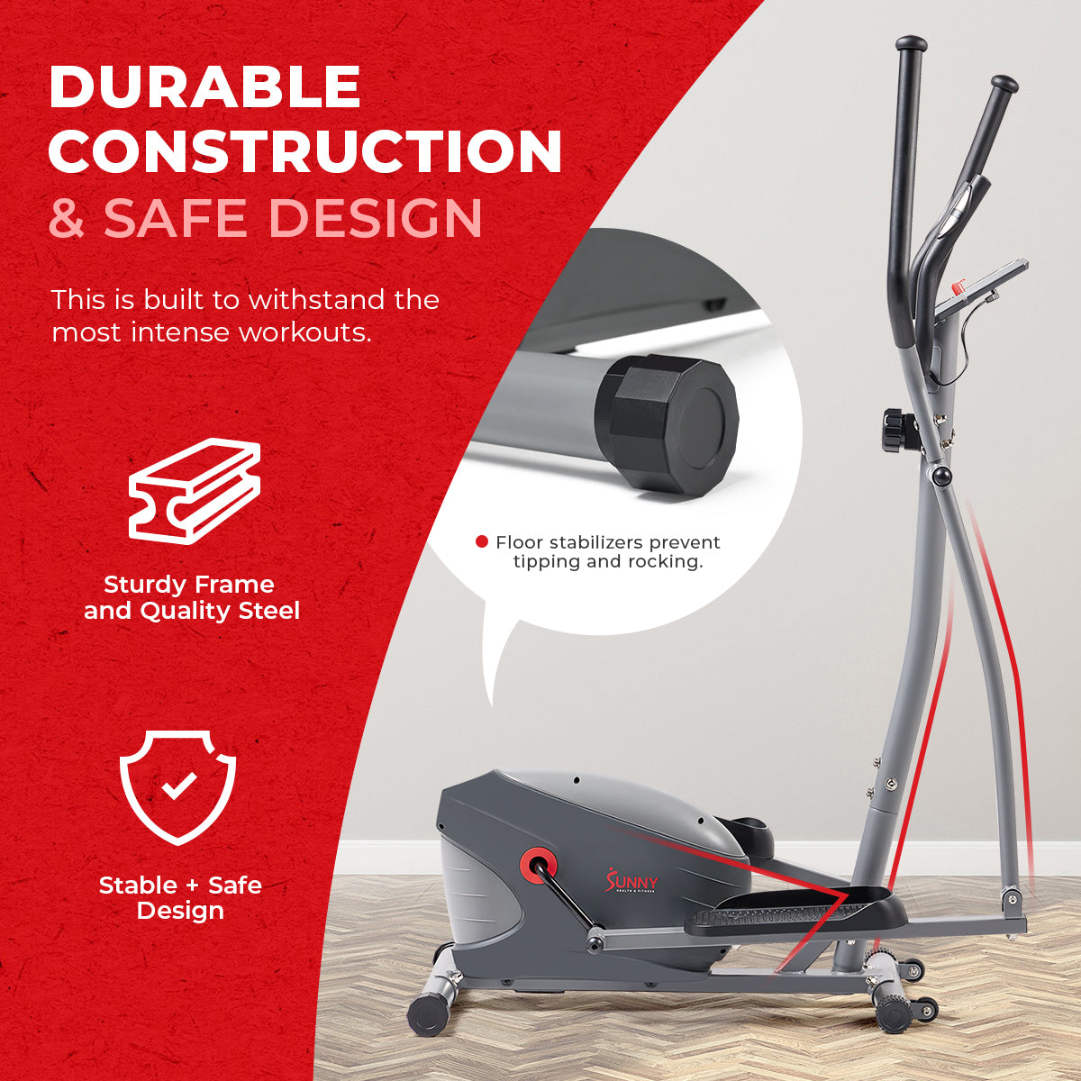 Performance Interactive Series Elliptical - Premium Home Gym Equipment for Cardio Workouts | Perfect for Home Fitness, Weight Loss & Full-Body Training
