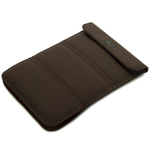 Premium Brown Leather Smart Glove - Convertible Stand & Protective Case for Kindle Touch 6