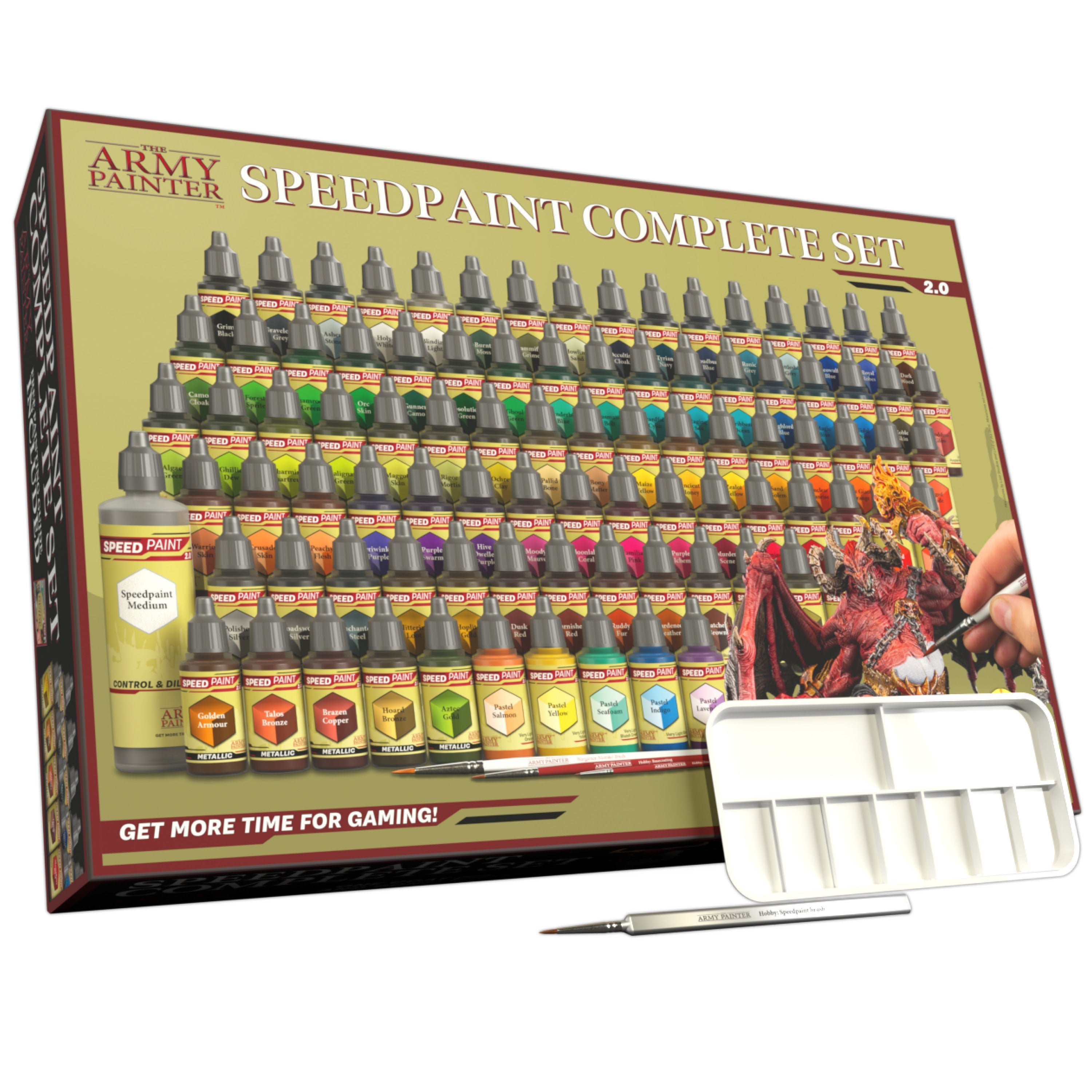 Speedpaint Complete Set 2.0 - Professional Watercolor Painting Kit with 24 Colors & Brushes | Perfect for Artists, Beginners & Watercolor Enthusiasts | Ideal for Studio, Classroom & Outdoor Sketching