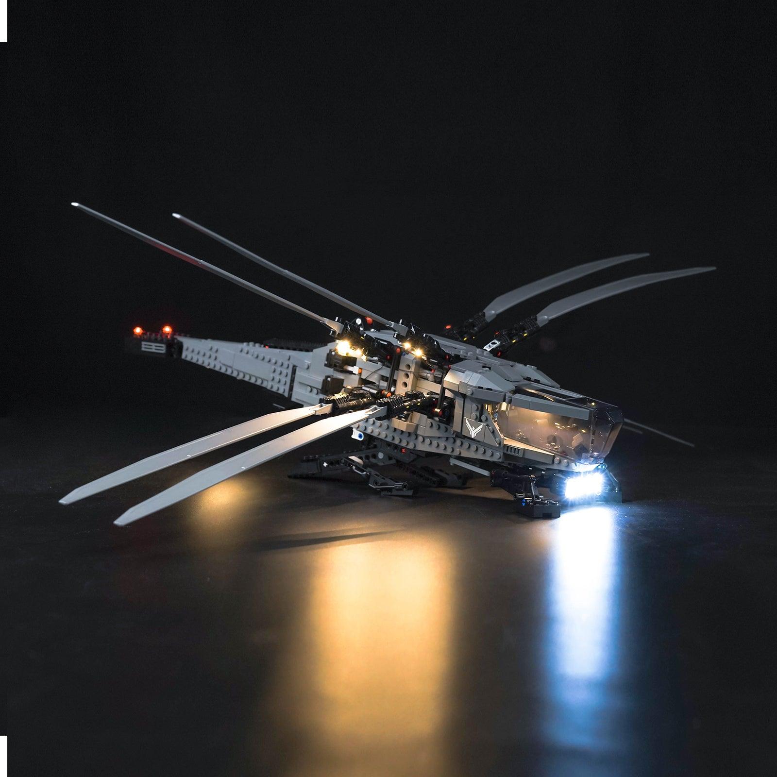 LEGO Icons Dune Atreides Royal Ornithopter 10327 Light Kit - LED Lighting Set for LEGO Building Models - Perfect for Display & Nighttime Showcase