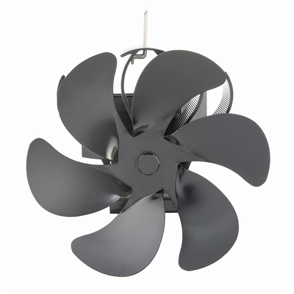 TERNCOEW Heat Powered Stove Fan BG606 - 6-Blade Wood Stove Fan for Efficient Heat Distribution, Quiet & Battery-Free Operation - Perfect for Home, Cabin, RV & Outdoor Heating