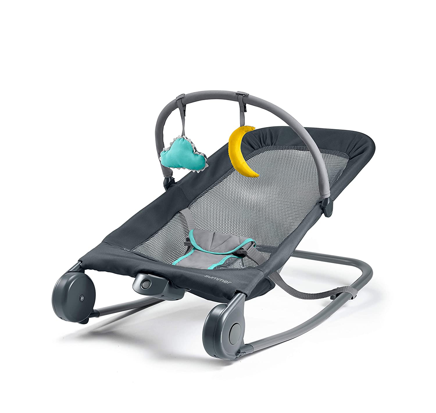 Summer Infant 2-in-1 Baby Bouncer & Rocker Duo - Convertible Infant Seat for Soothing & Playtime | Perfect for Nursery, Living Room & Travel