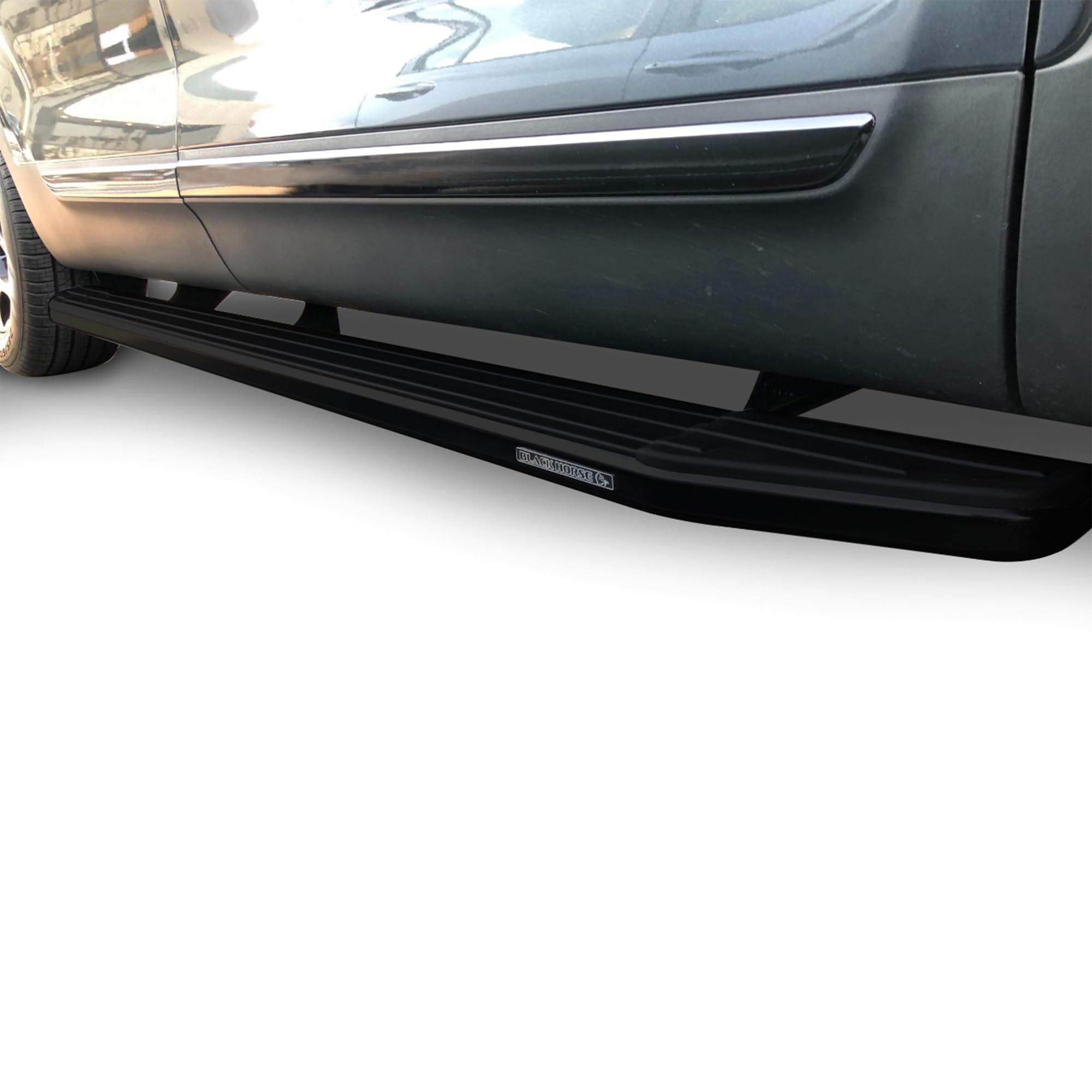 Black Horse Peerless Running Boards for 2007-2009 Buick Enclave, 2007-2017 GMC Acadia, 2009-2017 Chevy Traverse & 2007-2010 Saturn Outlook - Heavy Duty Side Steps for SUVs & Trucks - Easy Installation & Enhanced Vehicle Access