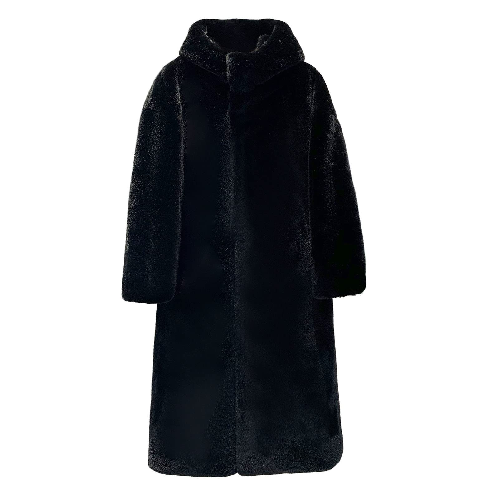 Luxury Women's Winter Coat Plus Size Long Jacket with Hood & Fleece Vest - Warm Fashion Outerwear for Cold Weather, Snow, Travel & Daily Wear
