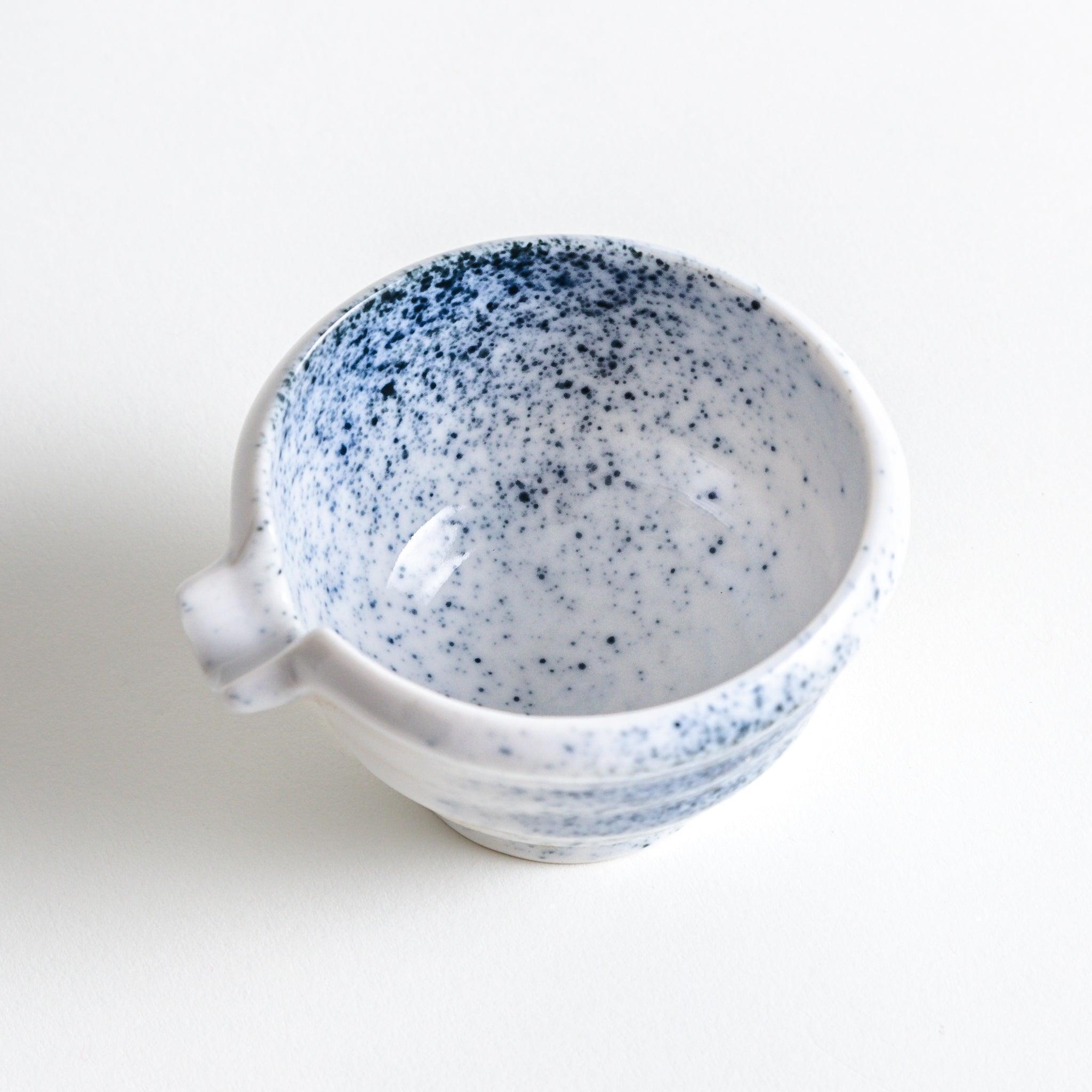 Blue Speckle Condiment Bowl Set - Ceramic Small Serving Dishes for Sauces, Dips & Snacks - Perfect for Parties, Restaurants & Home Kitchen Use