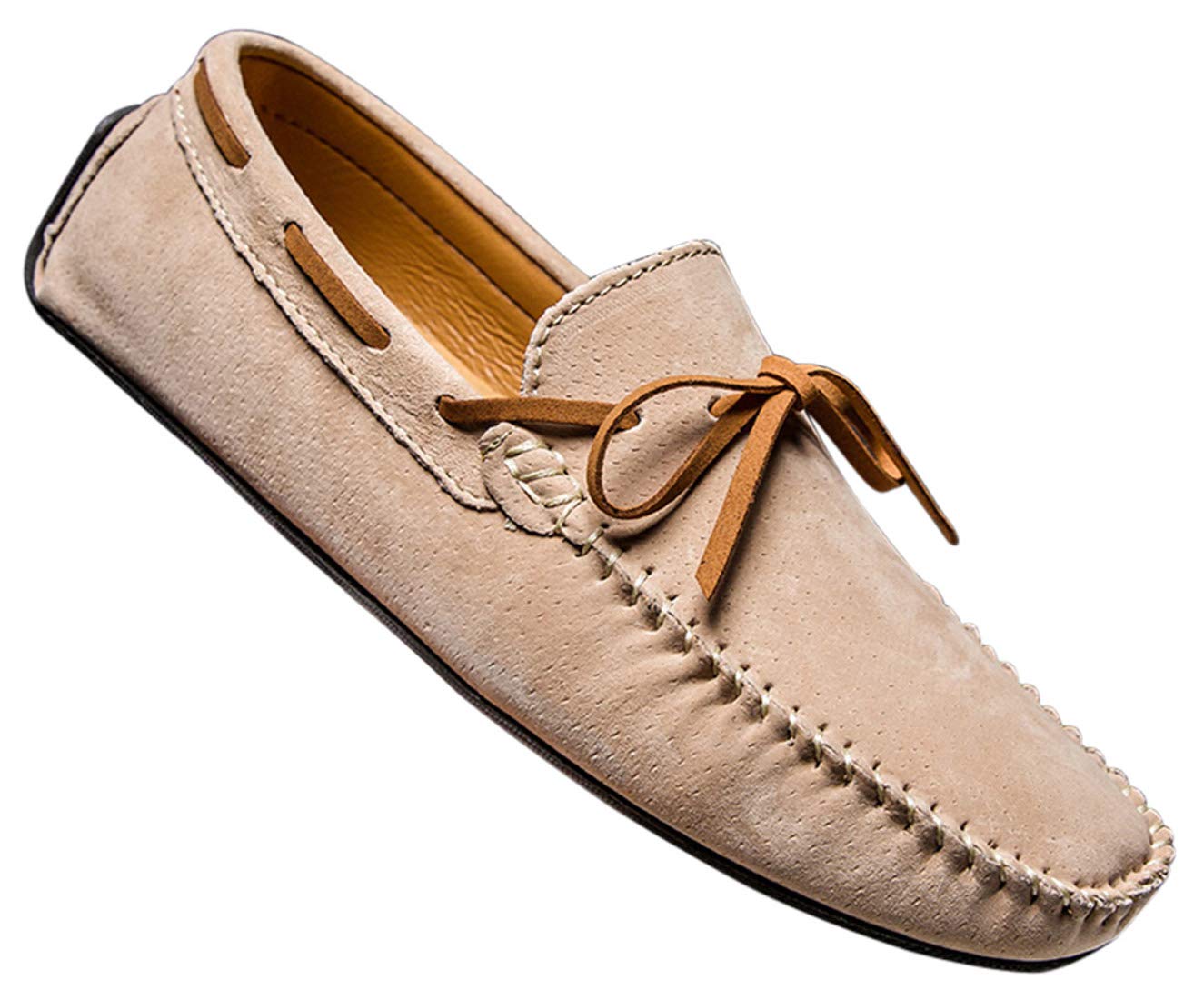 Men's Casual Loafers - Suede Moccasin Slip-On Dress Shoes for Driving & Boat Wear | Comfortable & Stylish for Work, Travel & Everyday Outfits