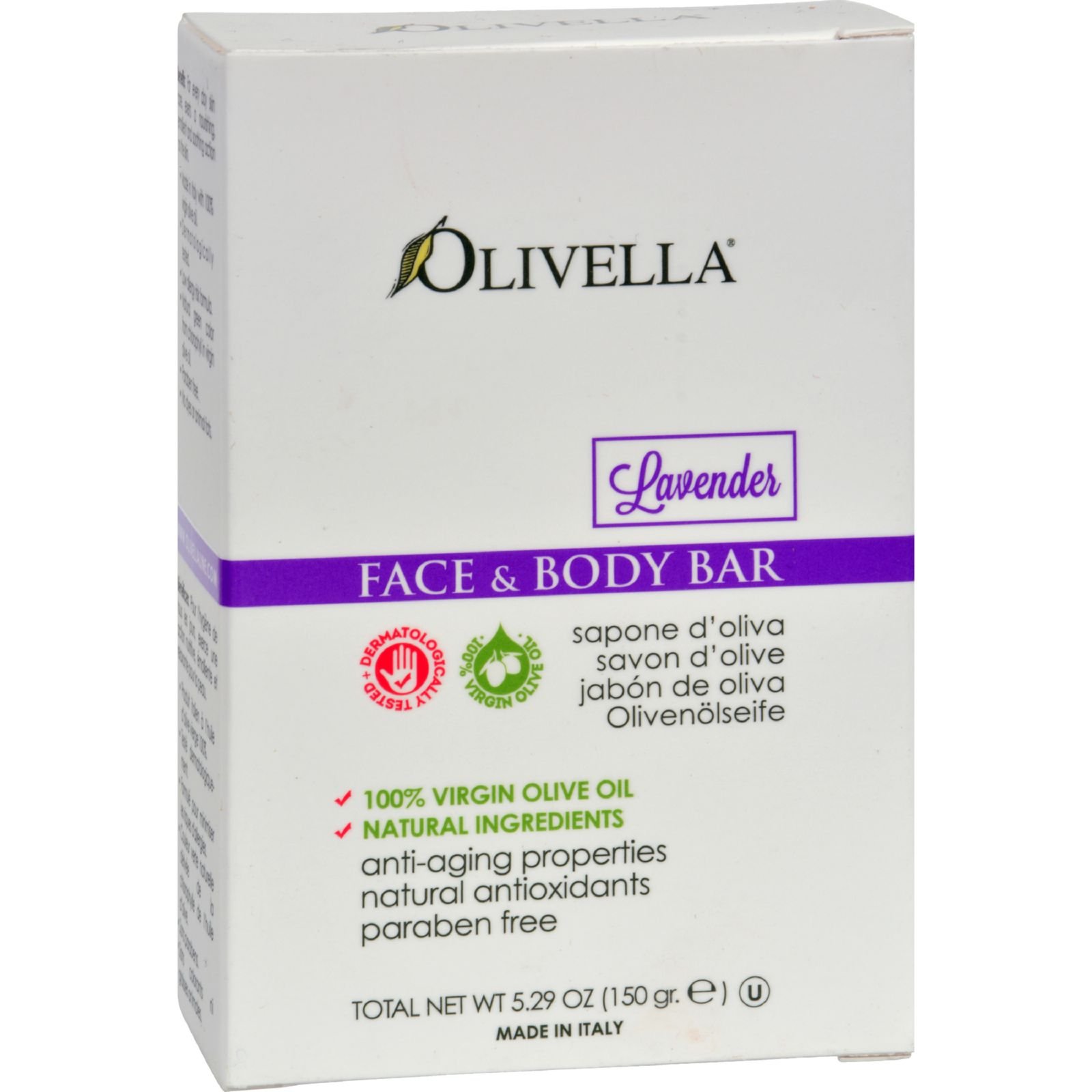 Organic Lavender Bar Soap for Sensitive Skin - Moisturizing & Natural Handmade Soap - Perfect for Bath, Shower & Gift Giving