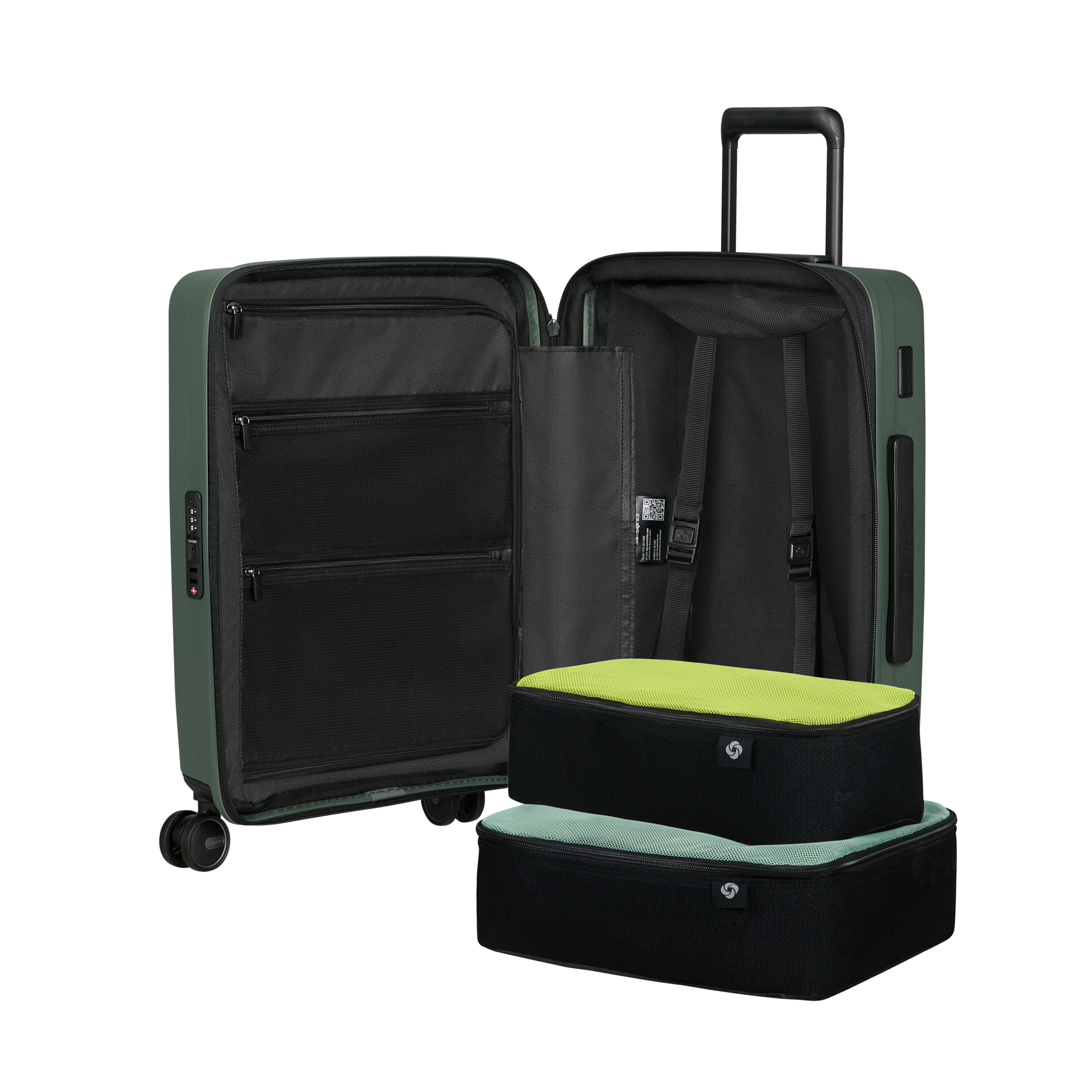 Samsonite Restackd Spinner Carry On Expandable Luggage - Lightweight Hardshell Suitcase for Air Travel, Business Trips & Weekend Getaways