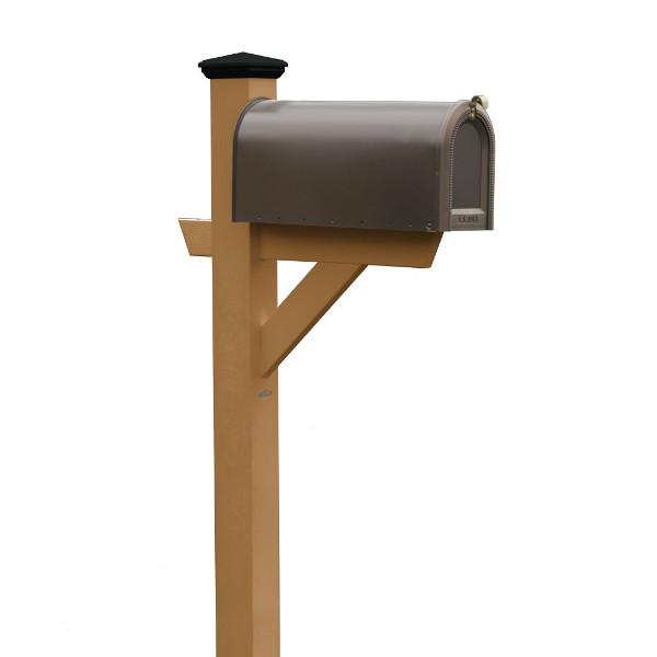 Durable Outdoor Hazleton Mailbox Post - Heavy Duty Steel Mailbox Stand with Anti-Rust Coating for Residential & Commercial Use - Perfect for Driveway, Garden, and Front Yard Installation