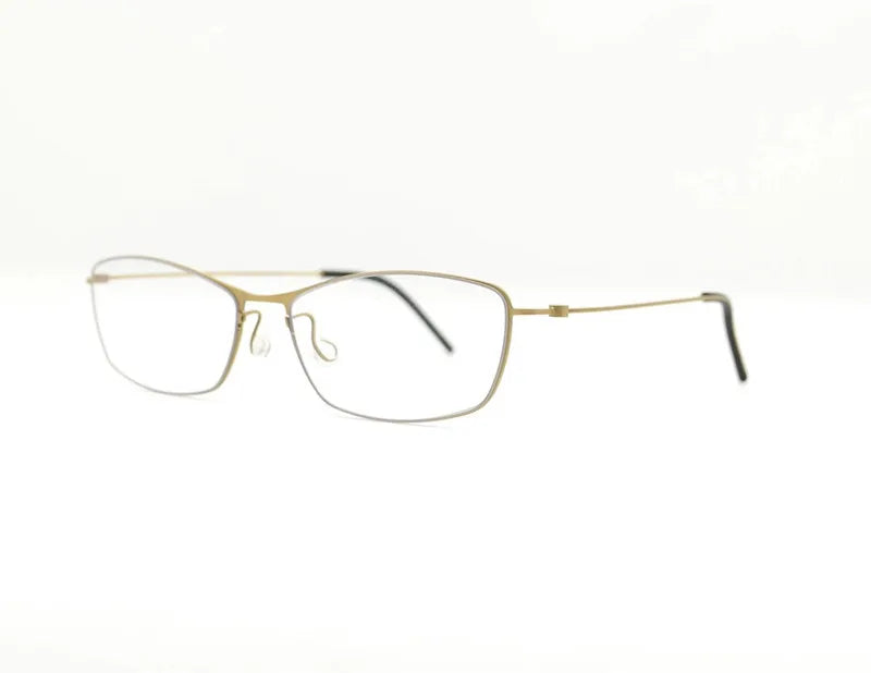Aimee Women's Full Rim Square Screwless Titanium Eyeglasses Frame 945510 - Lightweight & Durable Eyewear for Work, Reading & Fashion