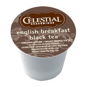 Celestial Seasonings English Breakfast Black Tea K-Cups - 24 Count (3 Pack) | Compatible with Keurig Brewers | Perfect for Morning Energy & Afternoon Relaxation