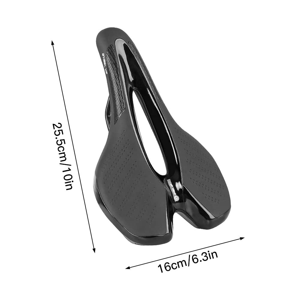 Lixada Comfortable Bike Saddle with USB Charging & Warning Taillight - Breathable Seat Cushion for Mountain & Road Bikes - Perfect for Commuting, Cycling & Outdoor Adventures