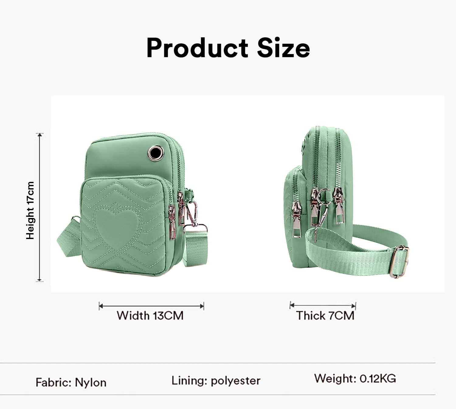 SYGA Women's Crossbody Phone Bag - Small Shoulder Purse for Phone, Wallet & Coins | Perfect for Travel, Shopping & Everyday Use