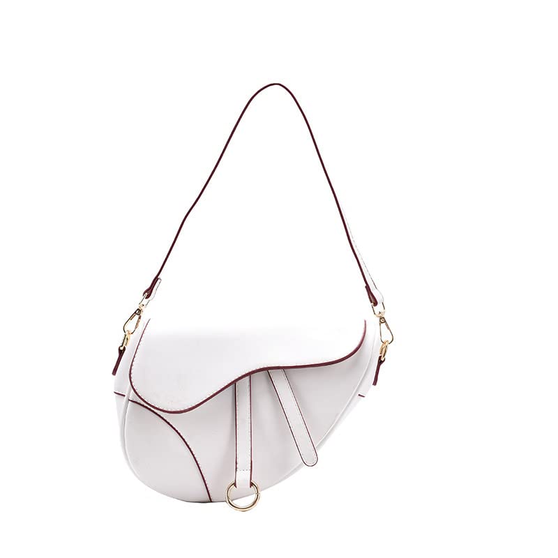 Trendy Women's Small Clutch Purse - Saddle Shoulder Bag, Underarm Handbag & Crossbody Satchel for Evening Out, Date Night & Special Occasions