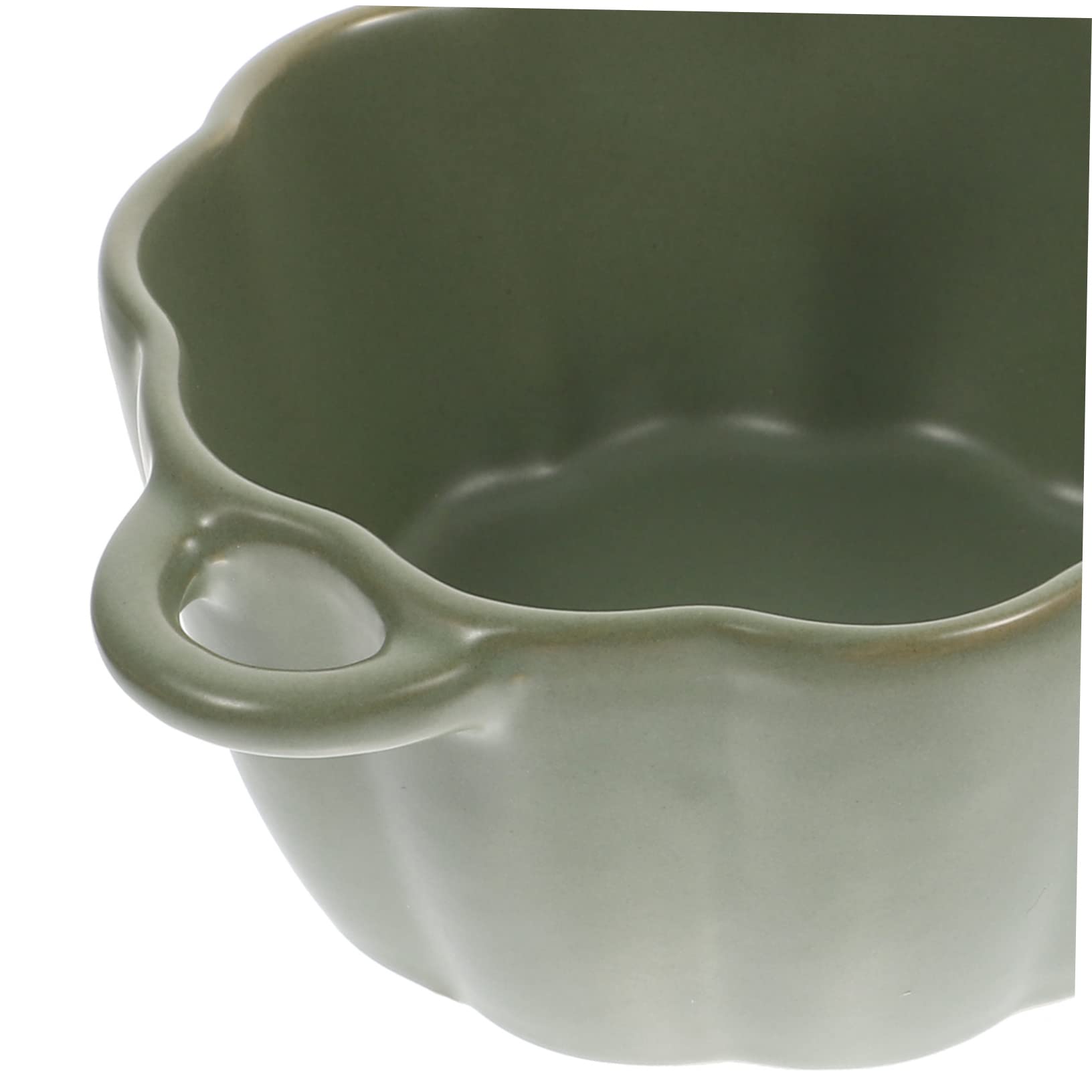 Ceramic Pumpkin Dessert Bowls with Lid - Thanksgiving Candy & Seasoning Bowl, Fall Cookware for Steaming, Baking, Soup Cooking - Oven Safe Braiser Pan | Perfect for Holiday Serving, Pumpkin Decor & Cozy Autumn Meals