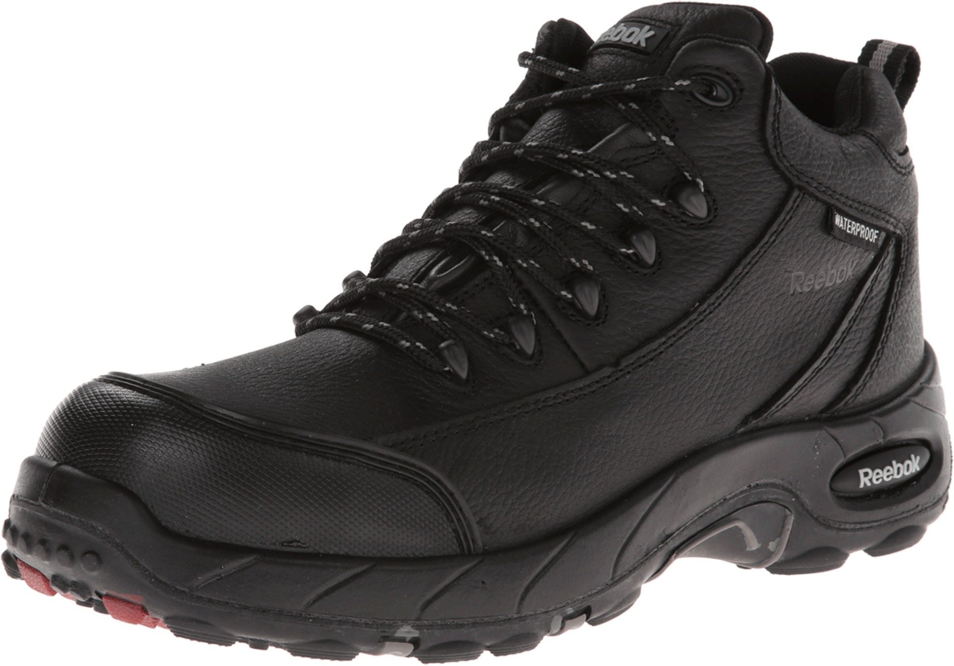 Reebok Men's Tiahawk Safety Toe Waterproof Work Boots - Black, 9 X-Wide US - Industrial Construction, Outdoor & Heavy Duty Work Shoes for Safety & Comfort