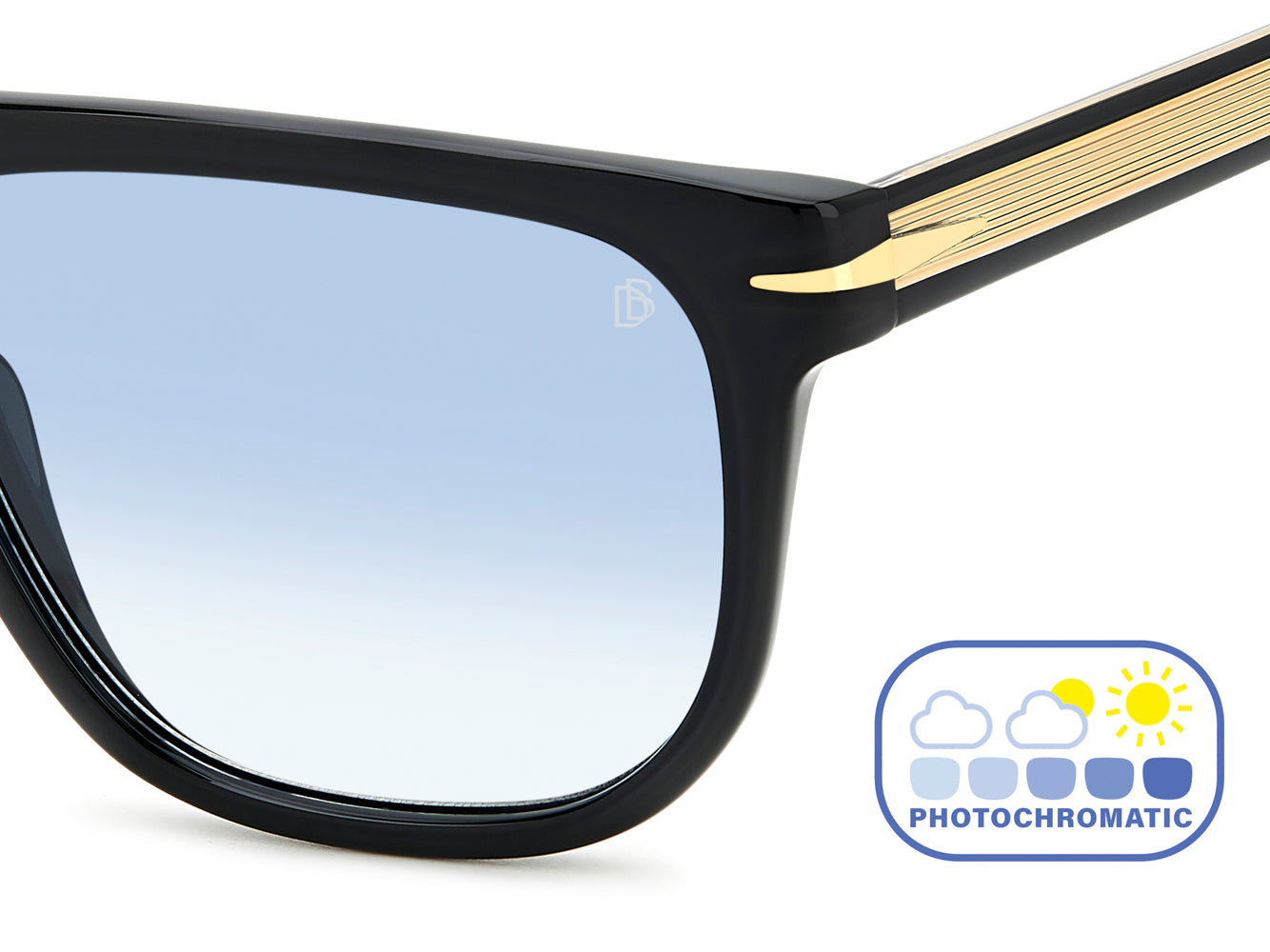 David Beckham DB7111/S Sunglasses - Polarized Aviator Style for Men & Women - Perfect for Driving, Travel & Outdoor Activities