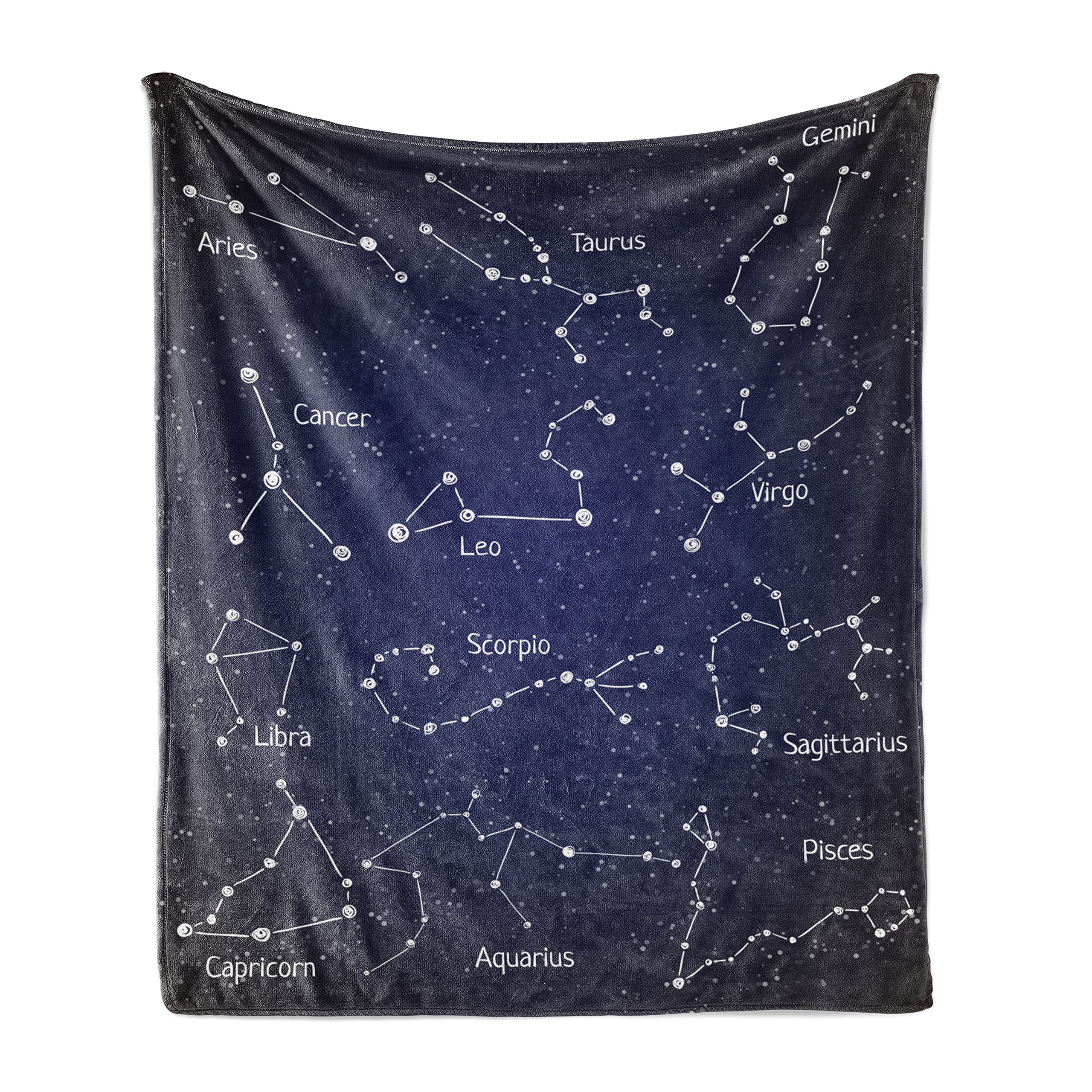 Ambesonne Constellation Fleece Throw Blanket - 70