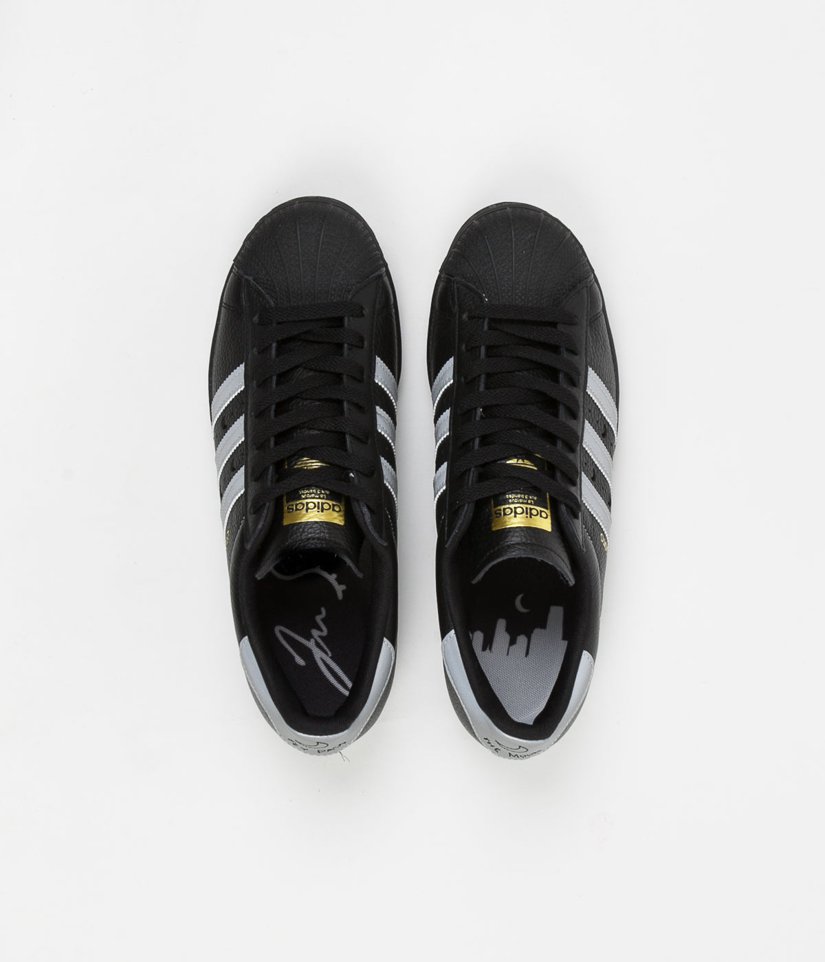 Adidas Superstar ADV 'Soto' Sneakers - Core Black, Silver Metallic & Gold Metallic - Men's Casual Shoes for Streetwear & Everyday Wear