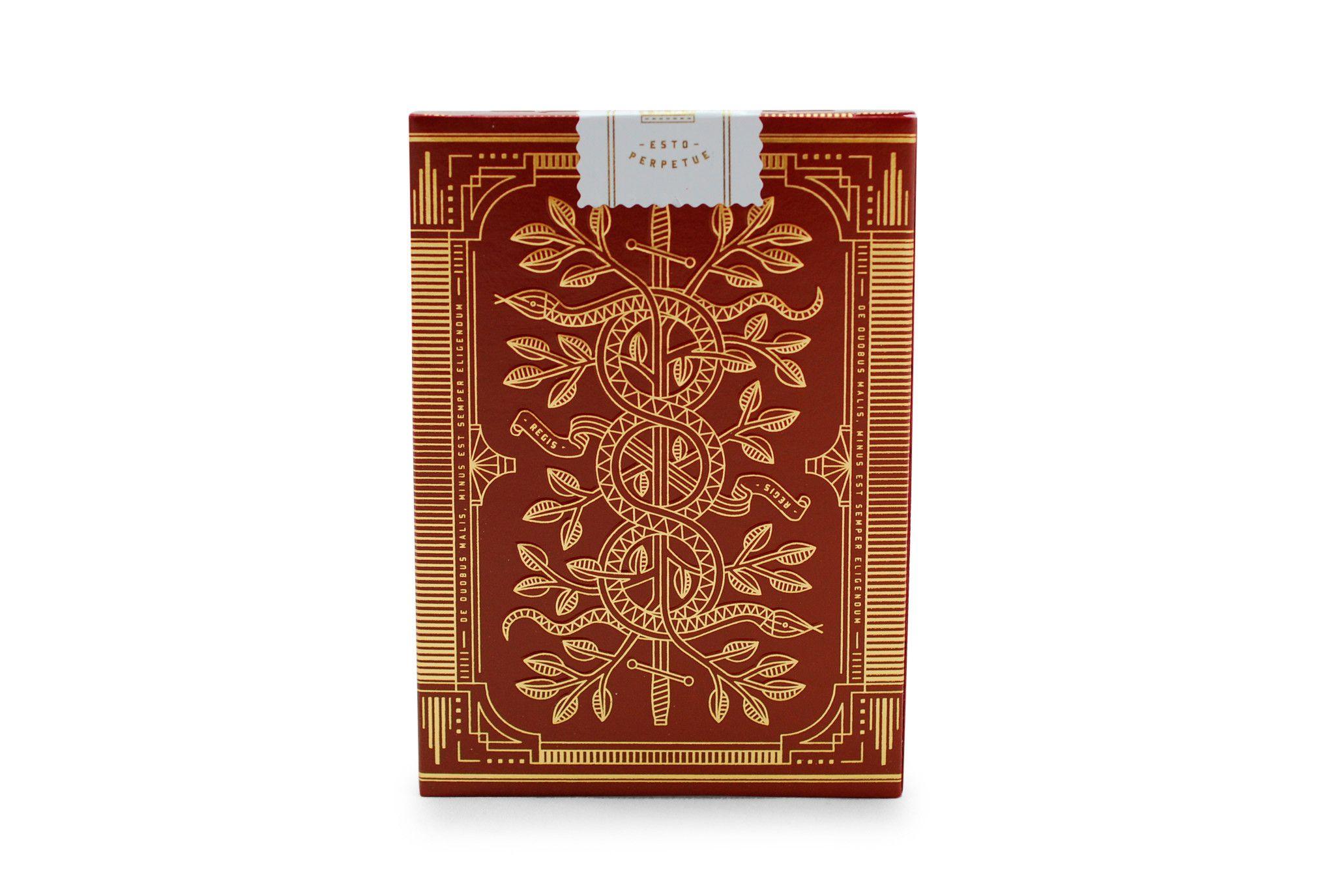 Red Monarchs 2nd Edition Playing Cards - Premium Poker Cards for Magic Tricks, Cardistry & Game Night - Perfect for Card Games, Magic Shows & Collectors
