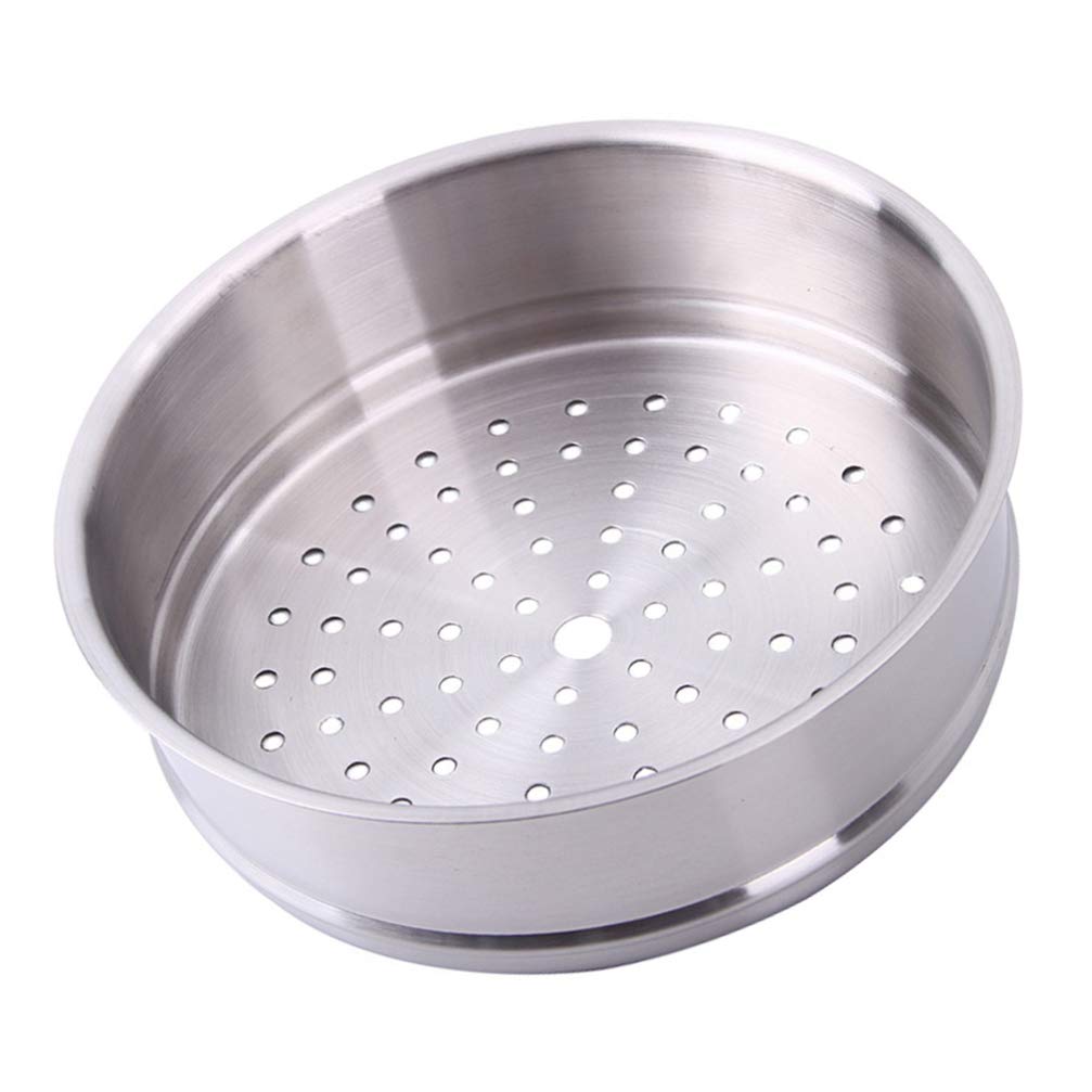 Hemoton Stainless Steel Veggie Steamer Basket - 3-Tier Dumpling & Seafood Steamer Pot with Stand, Perfect for Chinese Cooking, Fish, Vegetables & Canned Foods - Ideal for Healthy Meal Prep & Asian Cuisine