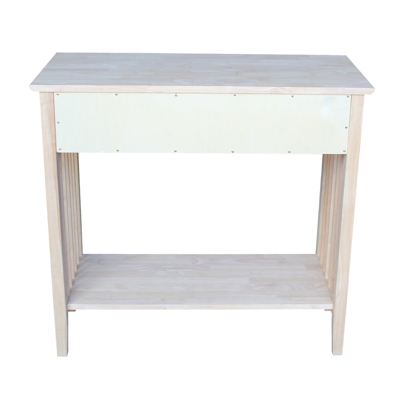 Unfinished Mission Style Server and Console Table by International Concepts - Perfect for Entryway, Dining Room, or Home Office Decor