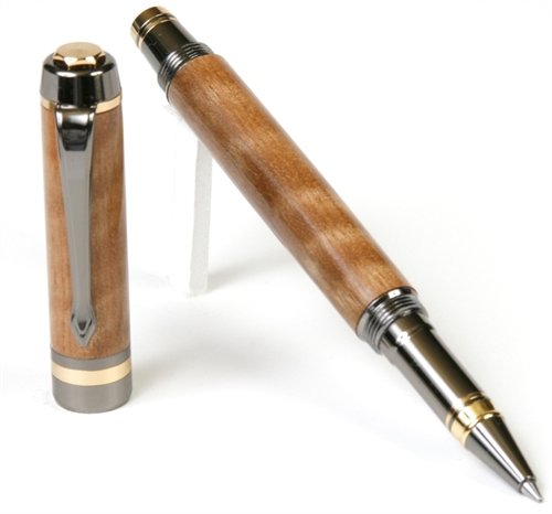 Lanier Pens Elite Rollerball Pen - Premium Gun Metal Finish - Smooth Writing Experience - Perfect for Office, Business Meetings & Gift Giving
