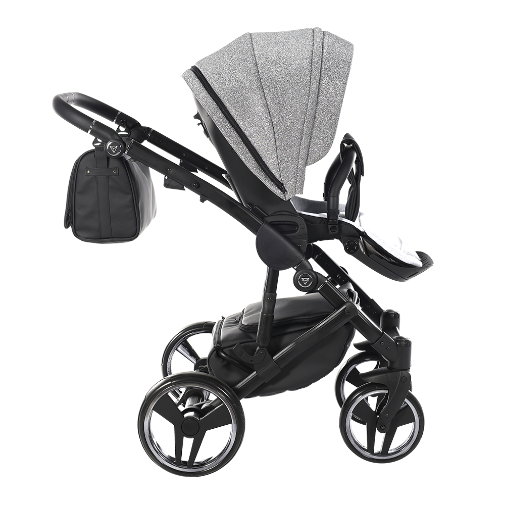 Junama Stardust Pram - Lightweight Baby Stroller with Adjustable Canopy & Storage Basket | Perfect for Newborns, Toddlers, Travel, Shopping & Outdoor Walks